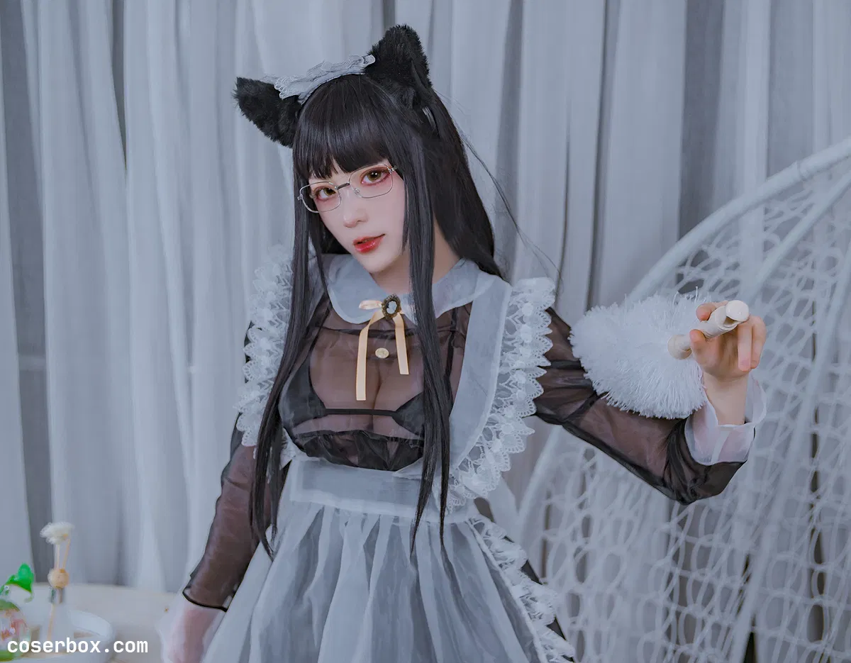 起起子 NO.003 黑色透明女仆 [56P 418.61MB] - 2