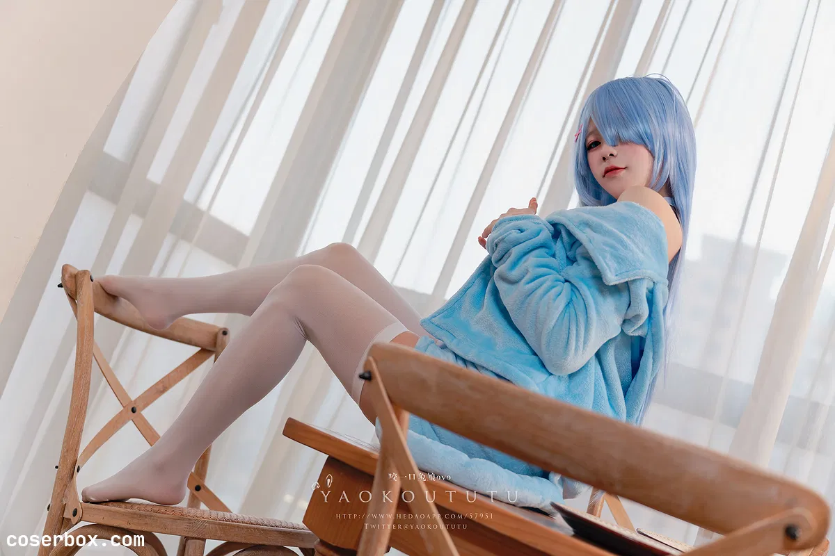 黏黏团子兔 NO.057 七月订阅『蕾姆喵喵』 - 1