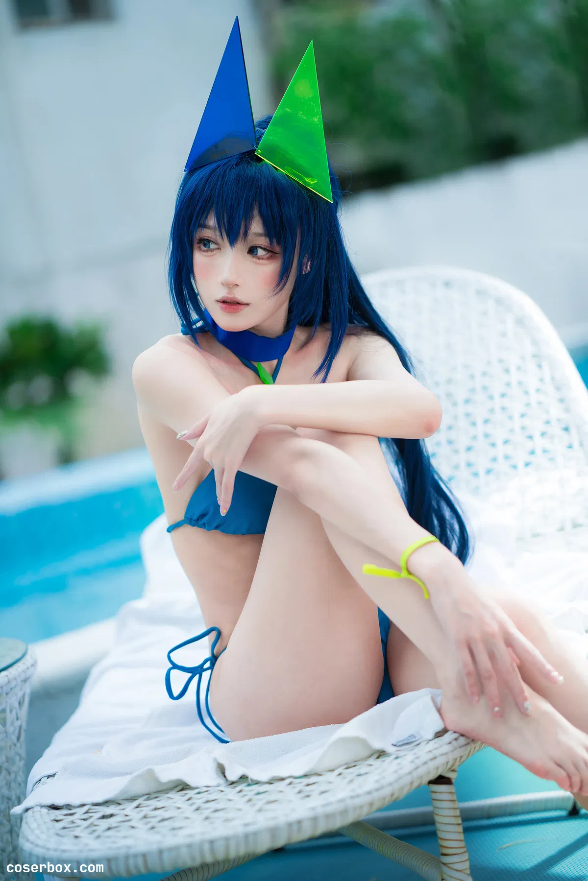 阿包也是兔娘 NO.080 阿包 花园泳装 - 1