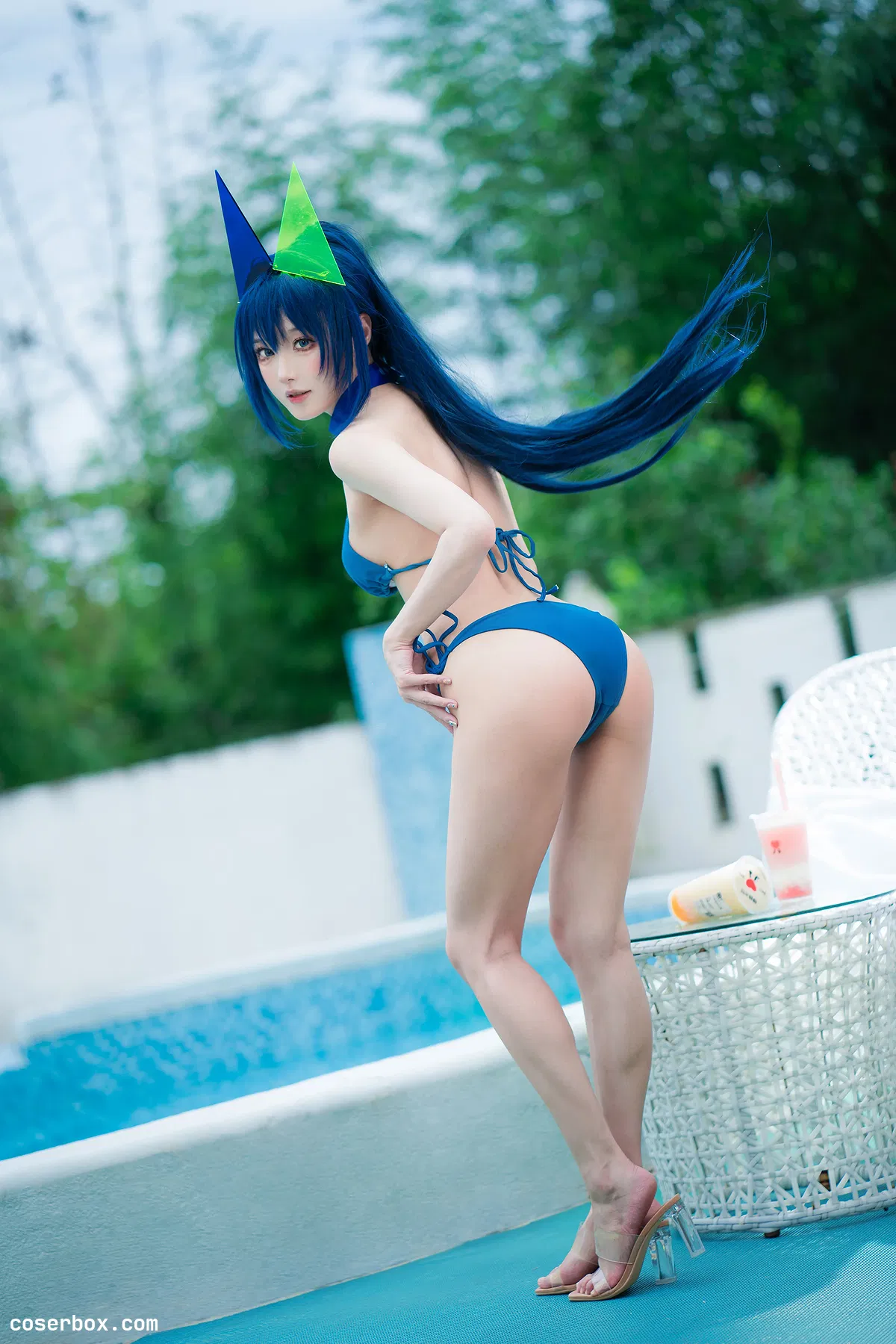 阿包也是兔娘 NO.080 阿包 花园泳装 - 2