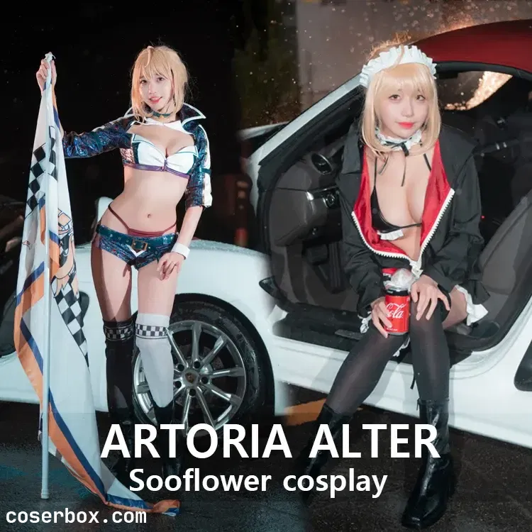 CreamSoda NO.019 Sooflower Artoria Alter Cosplay [57P 324.65MB]