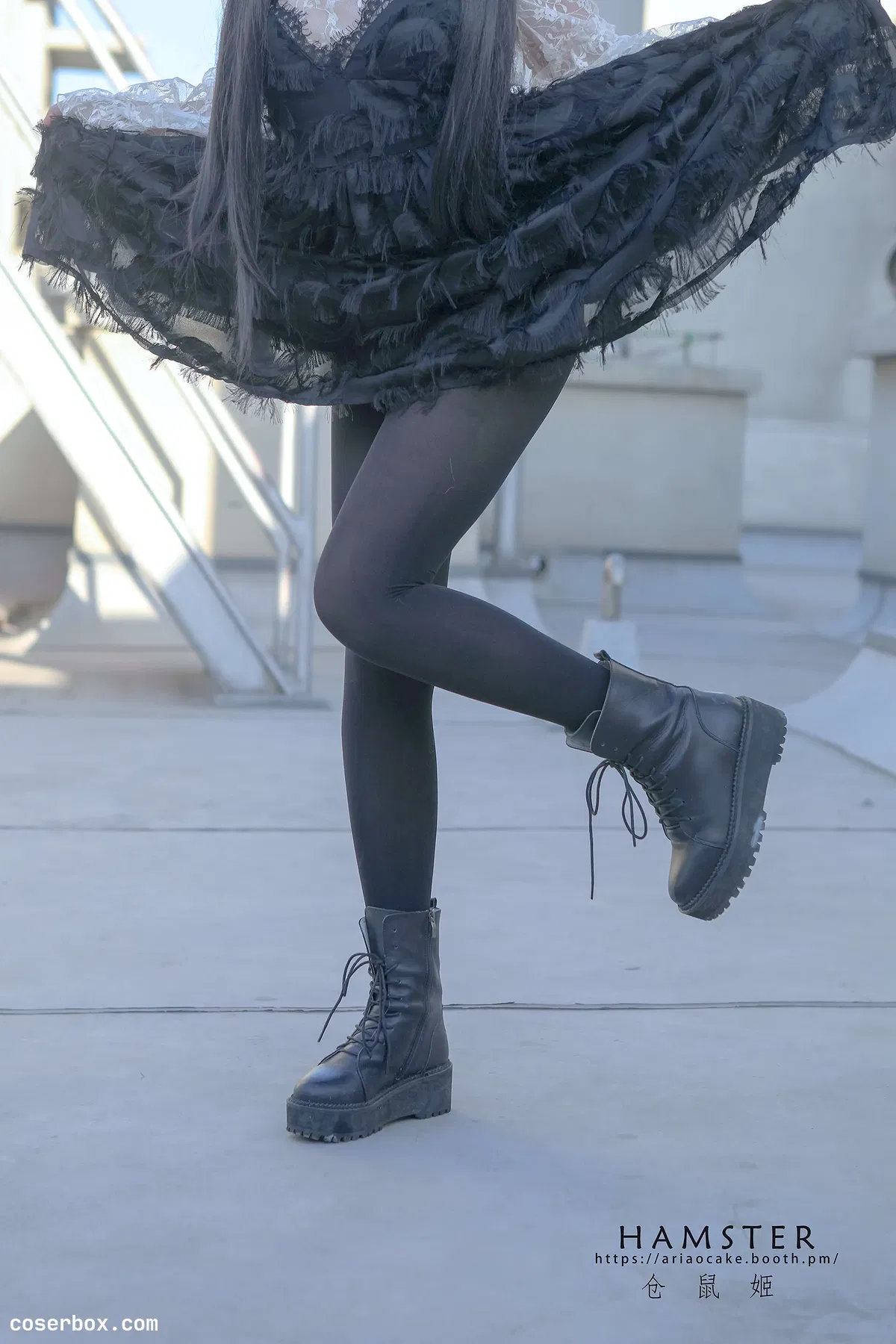 HAMSTERS 仓鼠姬 NO.001 LPB.02 天台少女 [87P 452.02MB] - 2