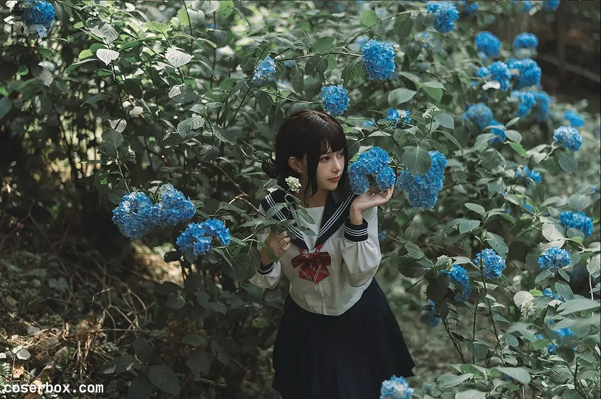 凛子酱 NO.020 紫阳花 - 1