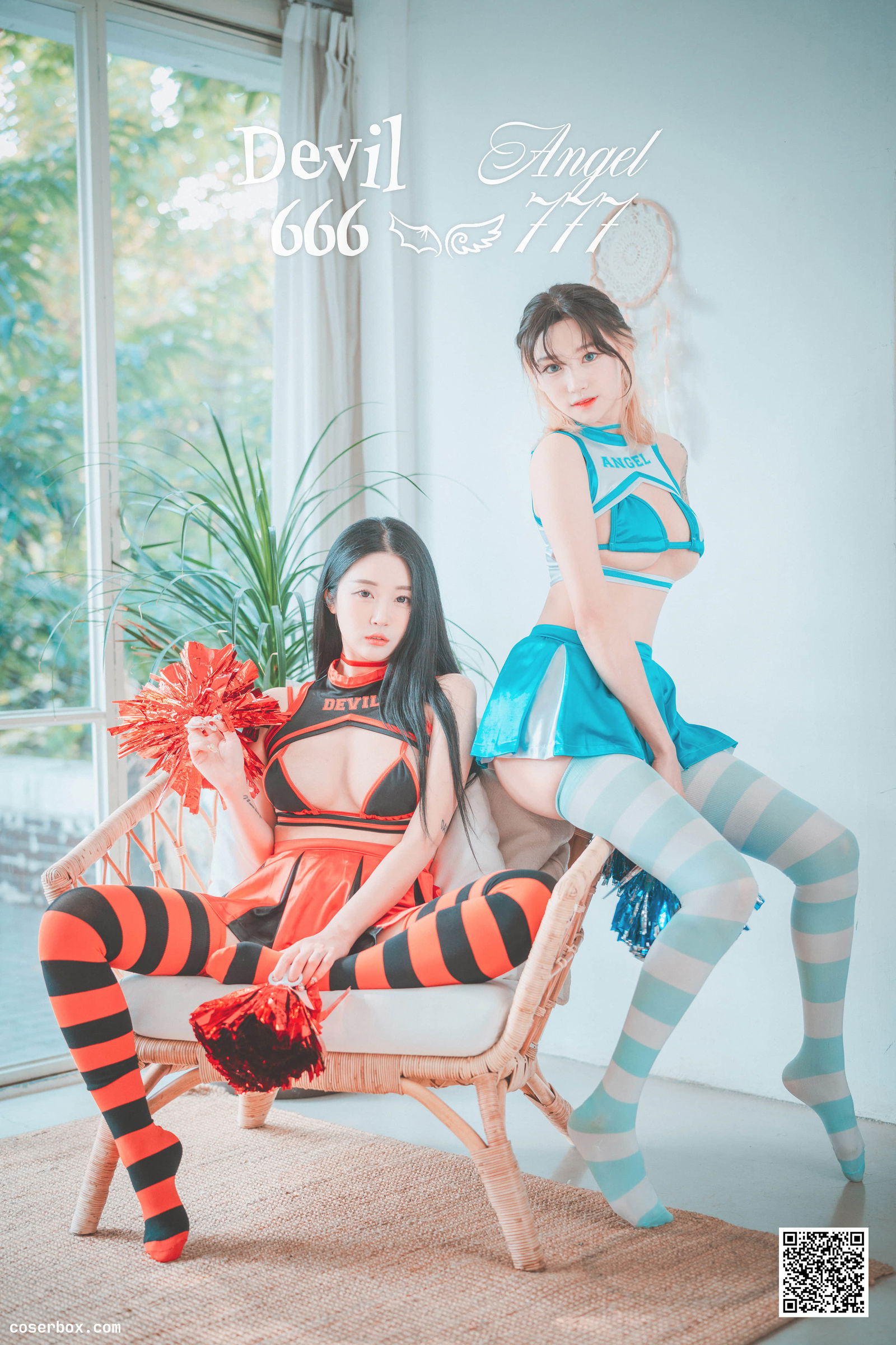 DJAWA NO.072 Bomi x Taeri Devil 666 & Angel 777 [81P 1.39GB]