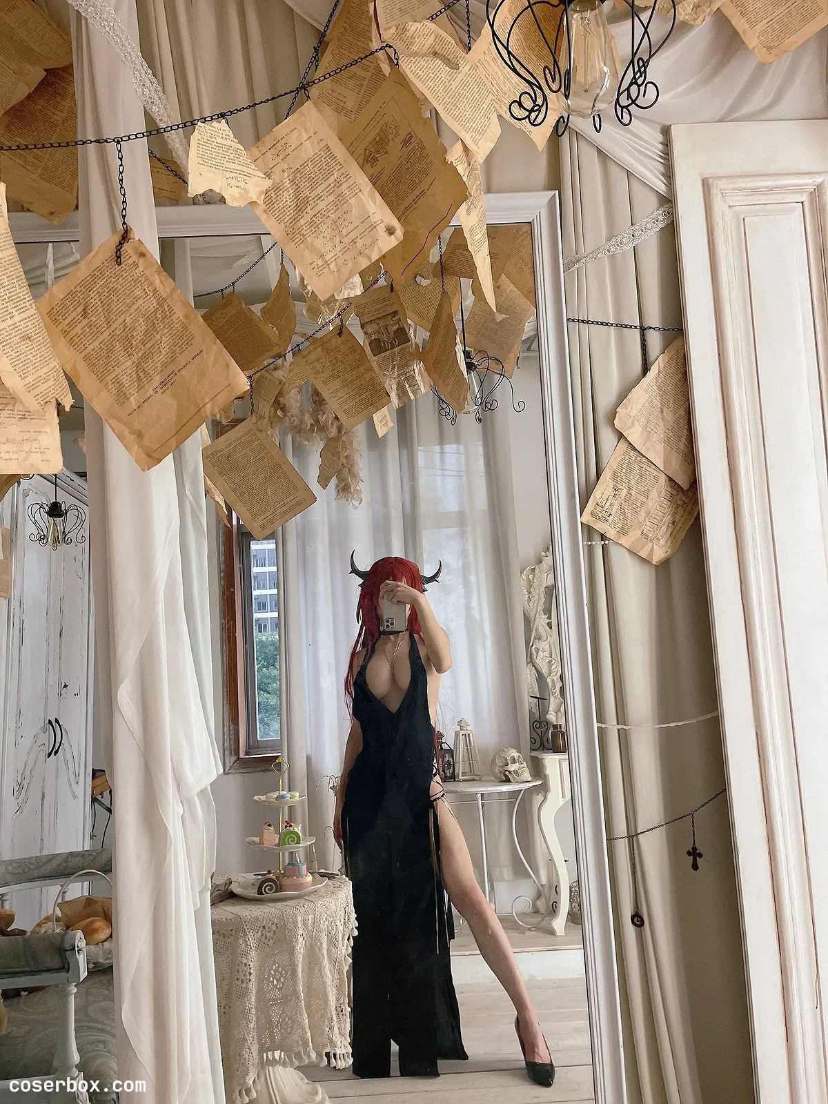 桜满三时 NO.007 史尔特尔同人礼服自拍 - 2