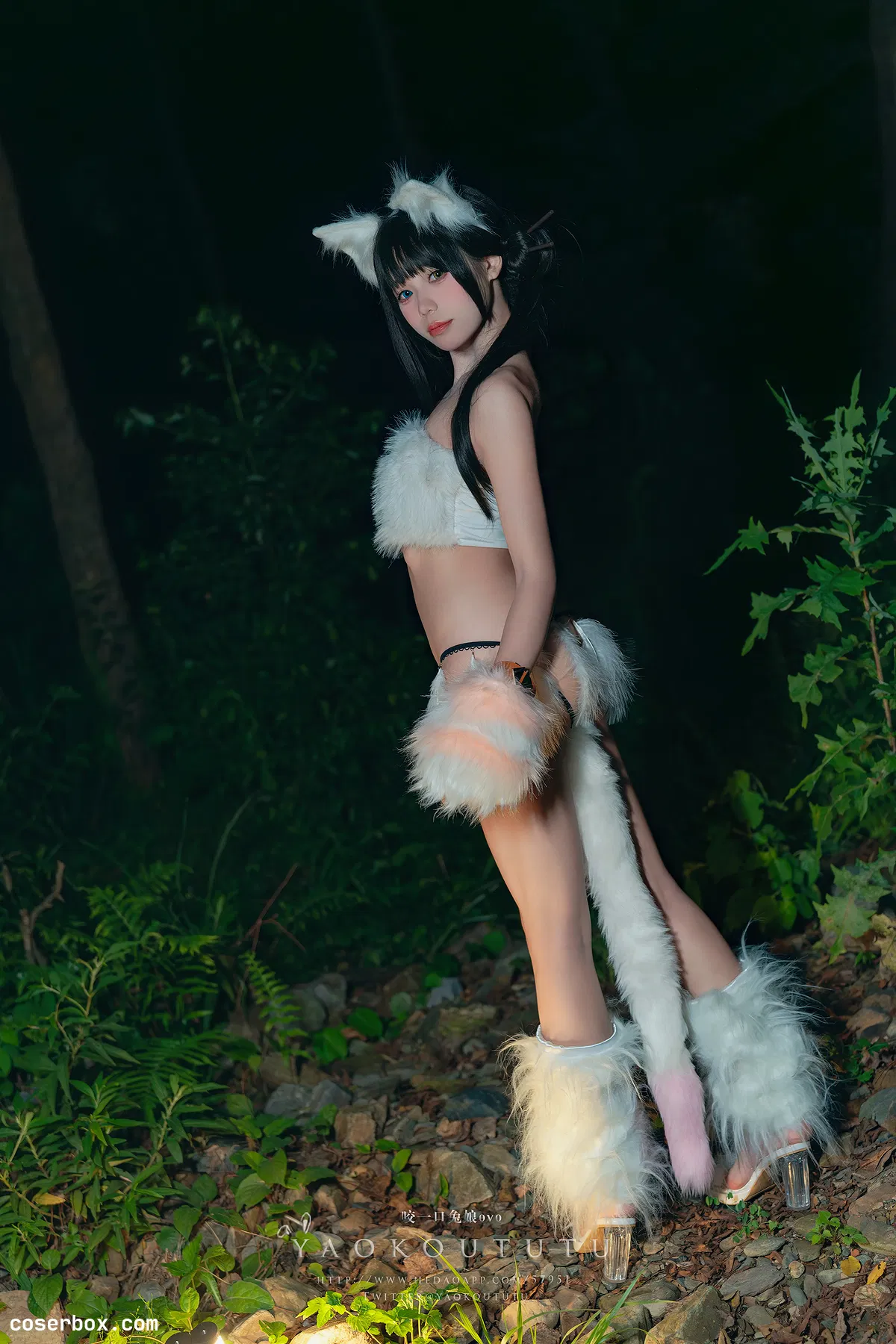 黏黏团子兔 NO.062 八月订阅『狐灵』 - 2