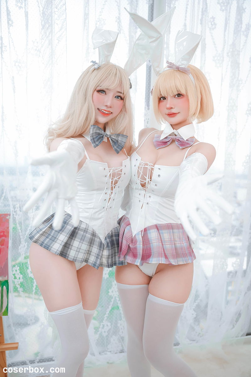Azami NO.084 &Sally Dorasnow White Bunny Girl 