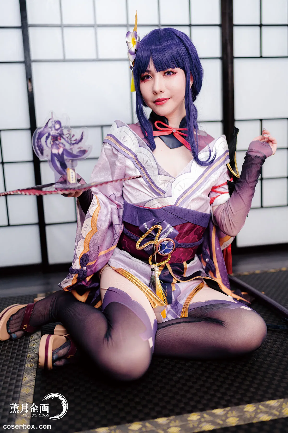 蓝芽水树 NO.001 原神雷电将军 - 2