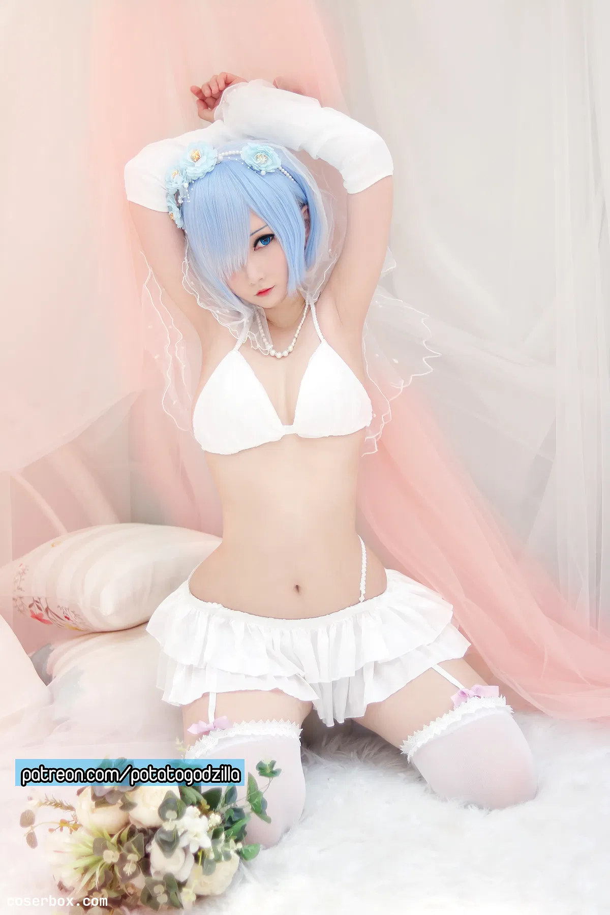 Potato Godzilla NO.056 Bride Rem 新娘雷姆 - 2