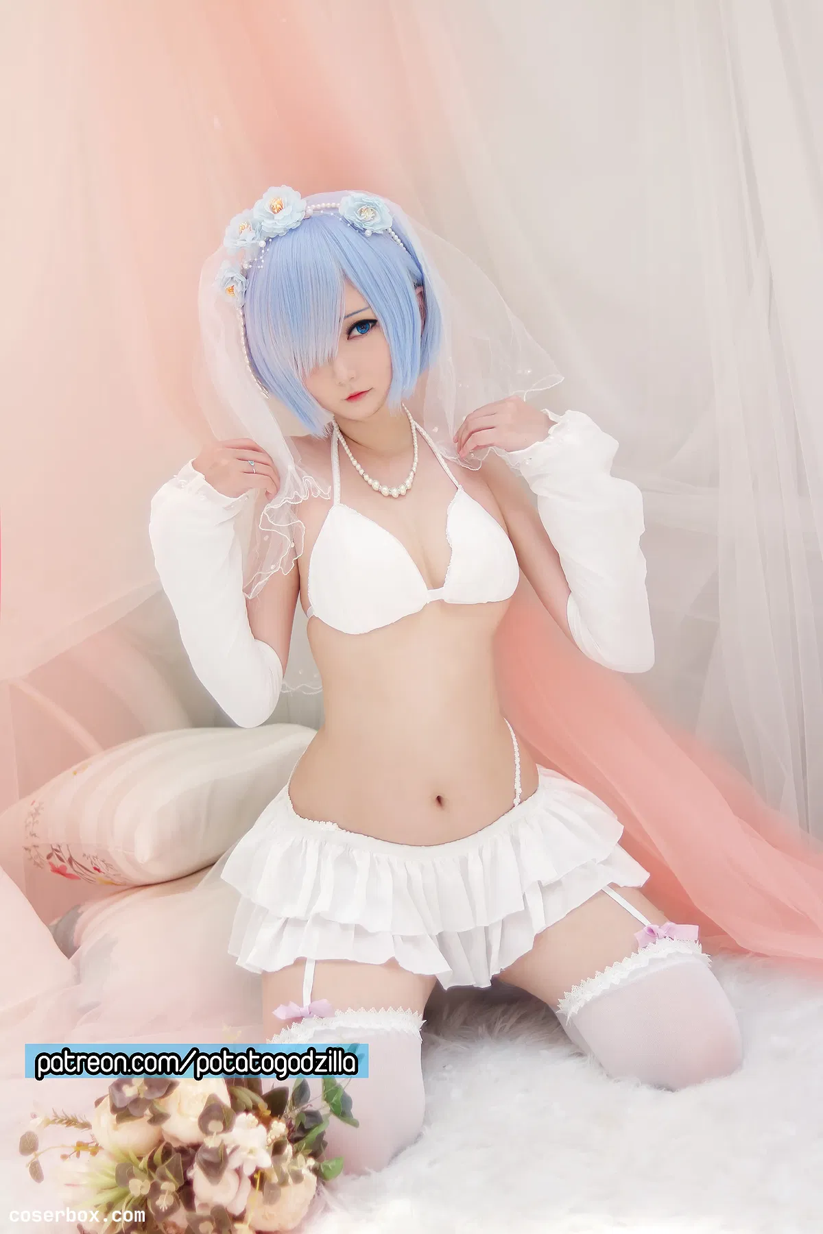 Potato Godzilla NO.056 Bride Rem 新娘雷姆 - 1