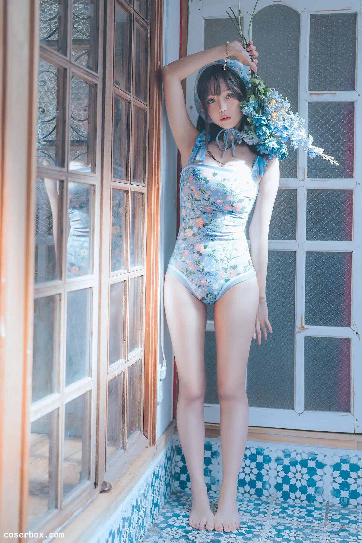 ElyEE子 NO.101 2023.august D-復古水藍花 Vintage Aqua Blossom - 1