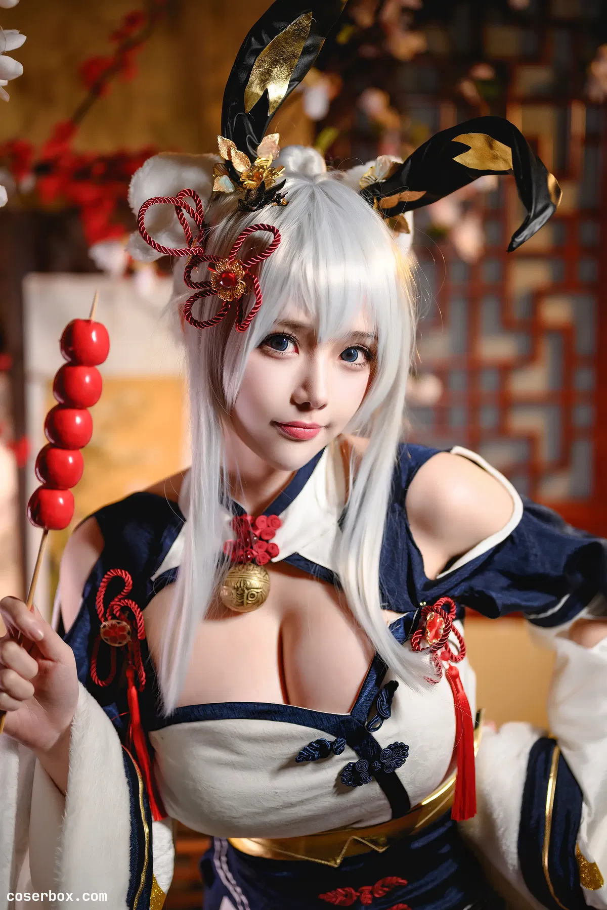 凛子酱 NO.010 旗袍兔兔 - 1