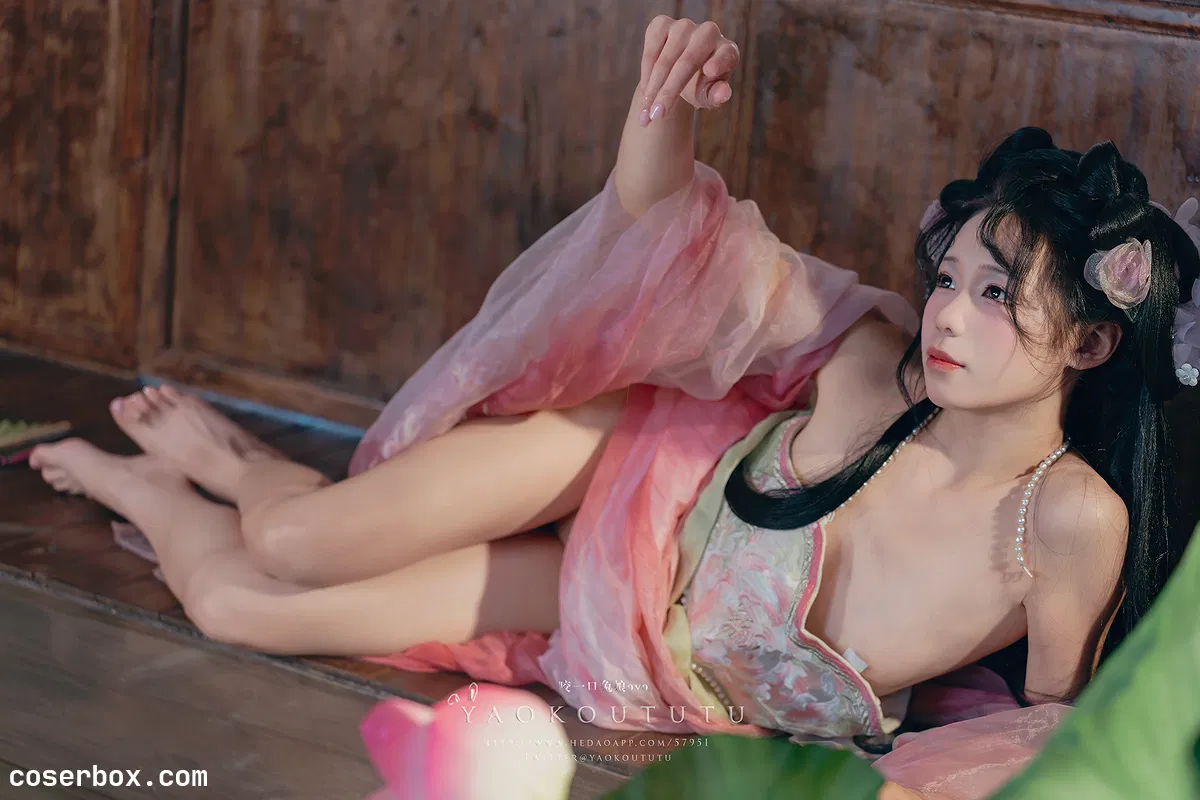 黏黏团子兔 NO.069 八月订阅『醉倒荷塘边』49P+1V 游园惊梦 - 2