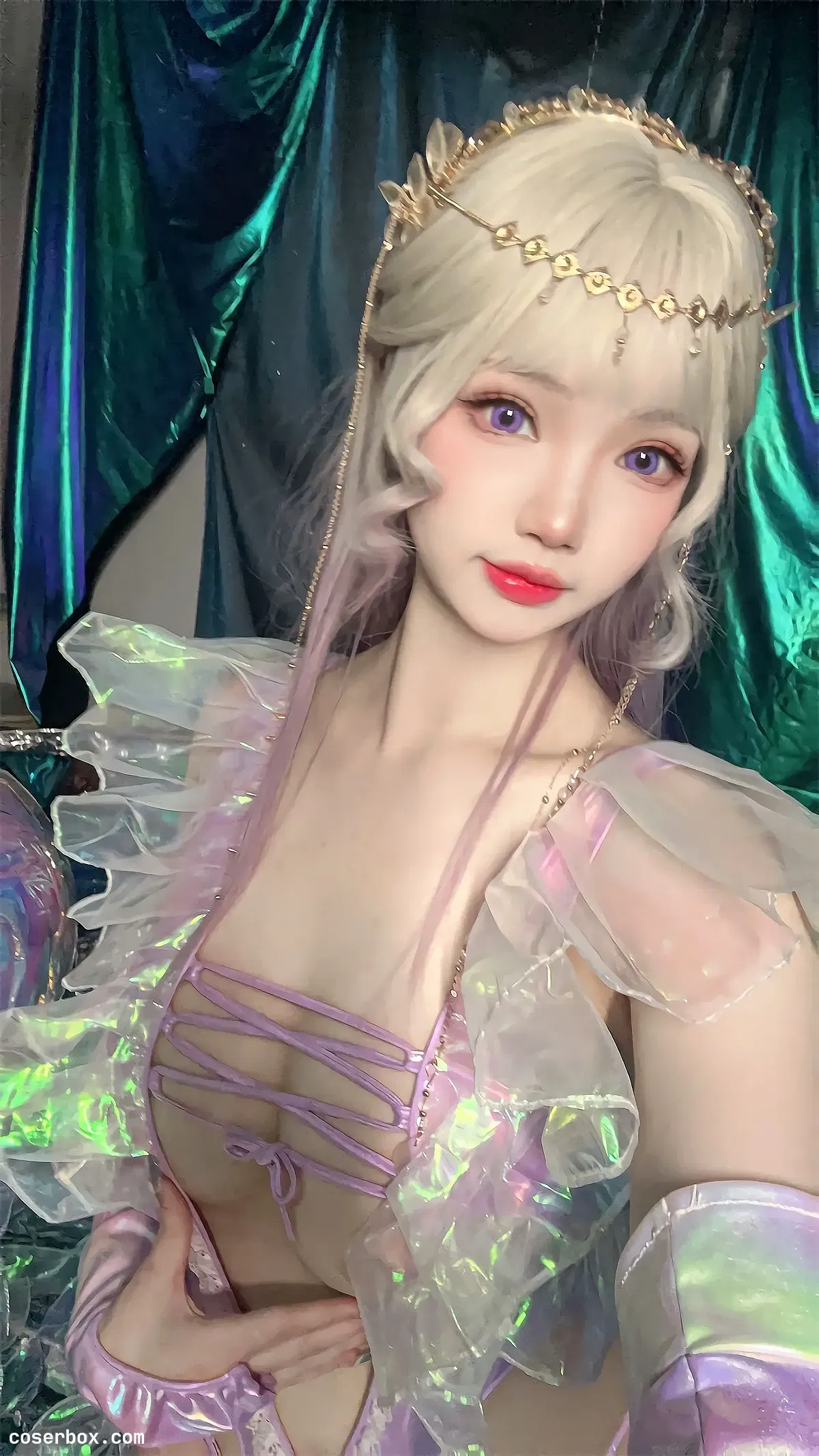 雪晴Astra NO.046 镭射泳衣 - 1