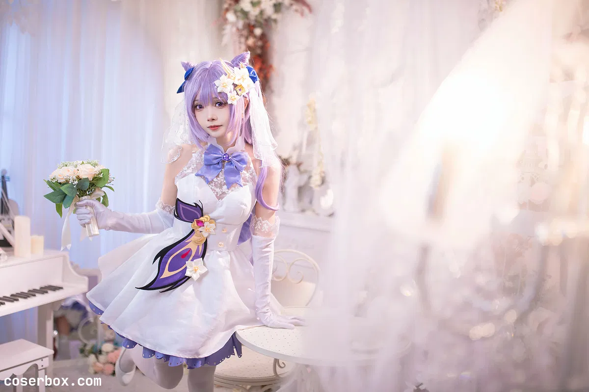 艾西aiwest NO.002 刻晴花嫁 - 2