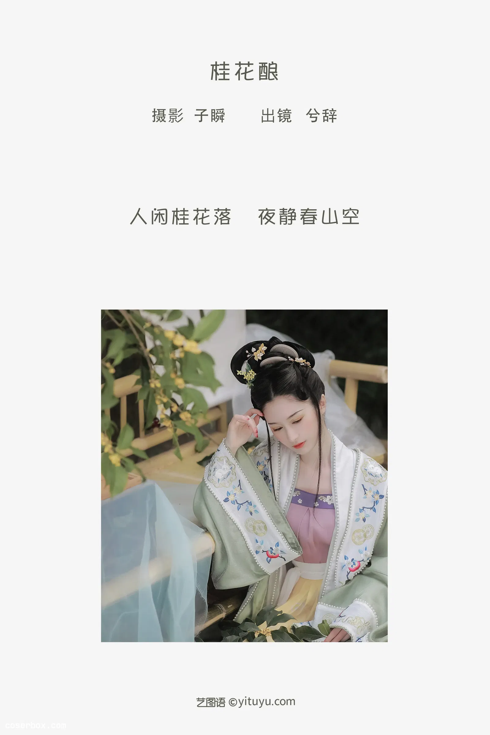 [YITUYU艺图语] 2022.05.30 NO.1422 桂花酿 兮兮兮辞_ [28P-441MB]