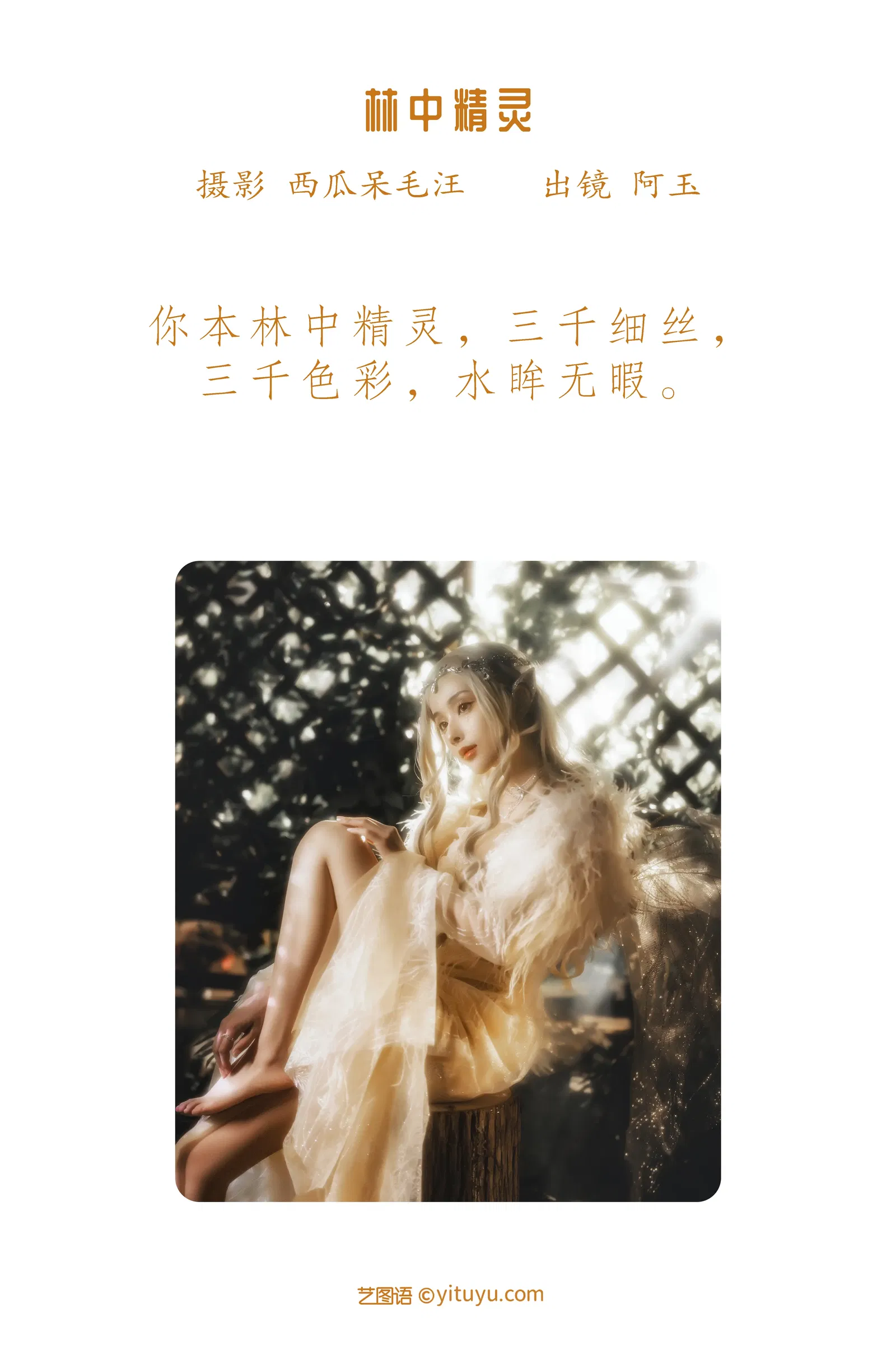 [YITUYU艺图语] 2022.06.07 NO.1500林中精灵 AAAyu阿玉 [33P-782MB]