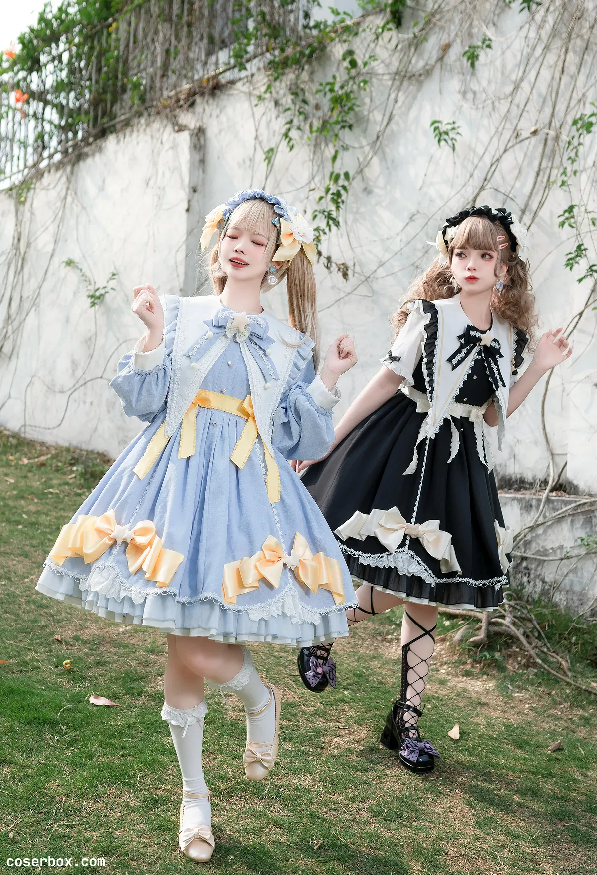 花甲conch NO.012 lolita 格裙 - 1