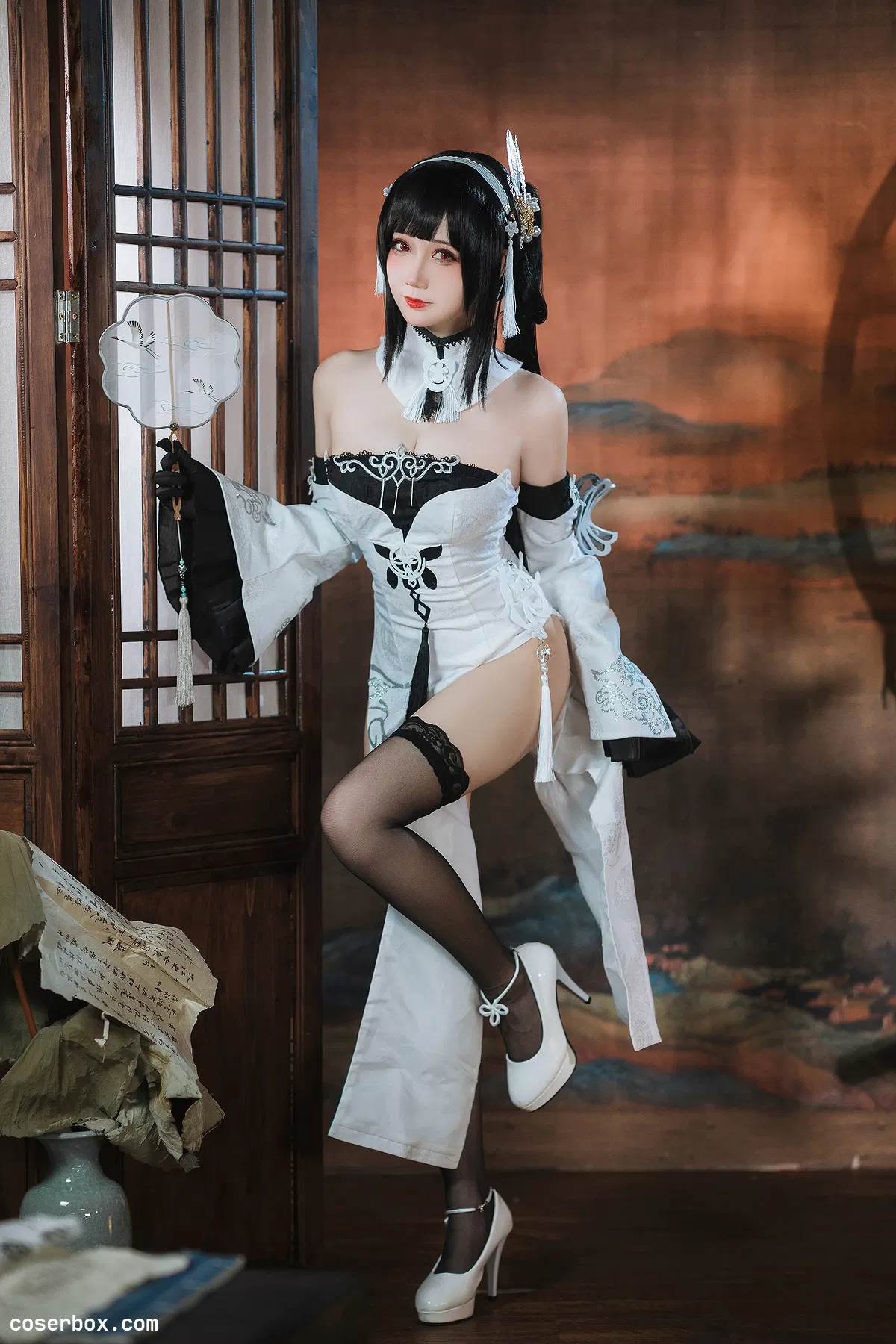 焖焖碳 NO.0024 碧蓝航线 鎮海 白黑礼服 - 2