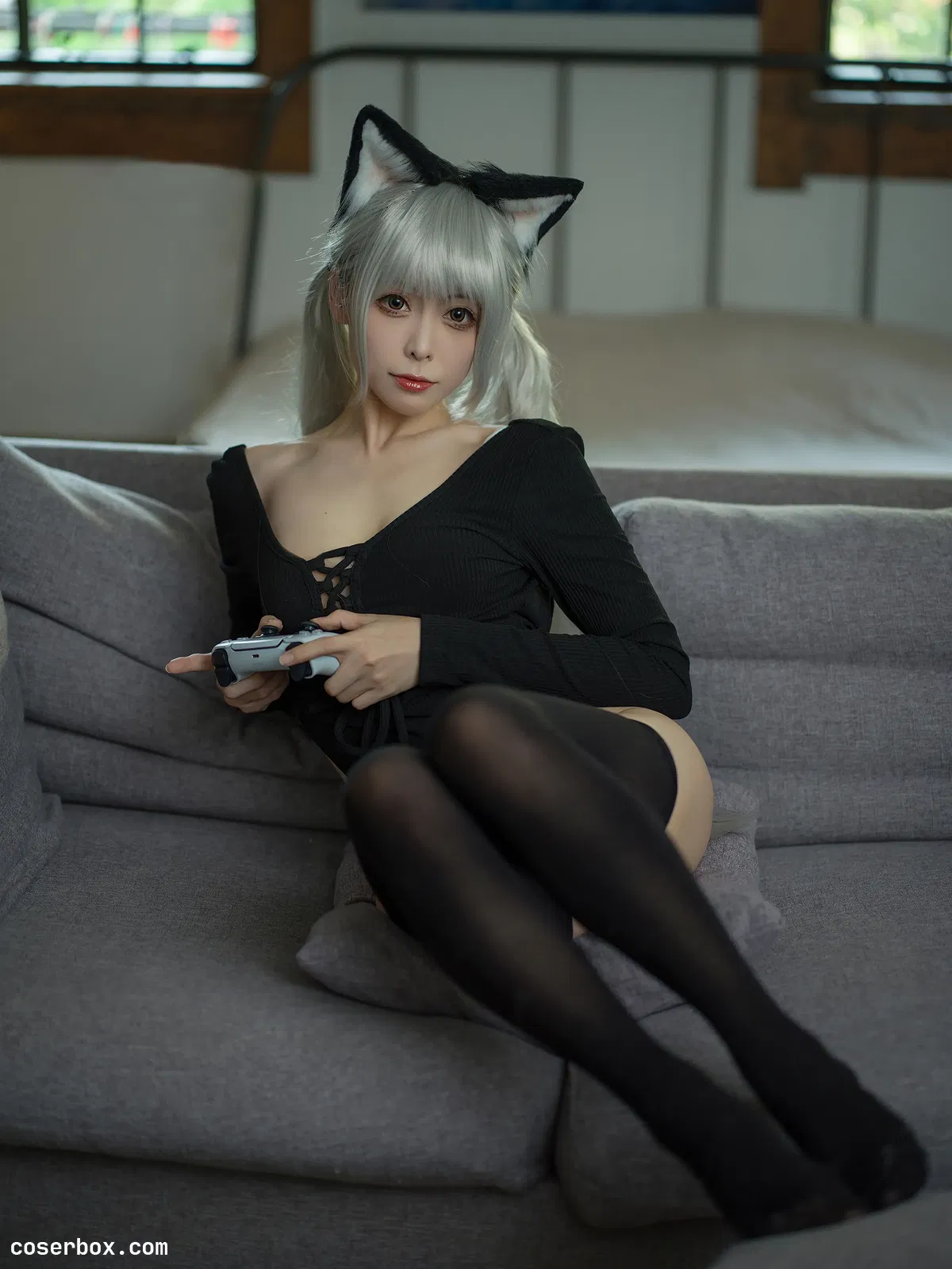 樱岛嗷一 NO.003 兽耳连体衣 - 2