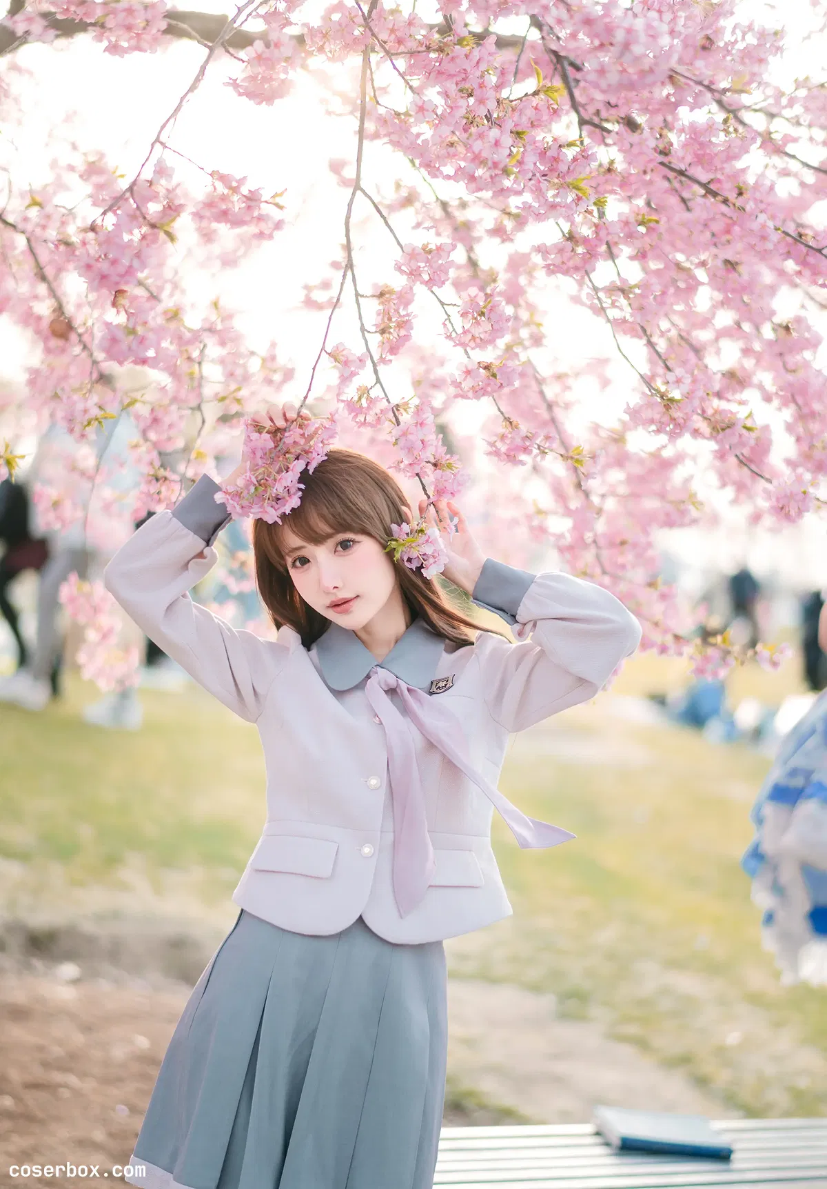 紫氯氯 2023.10.24 樱花下的JK少女 - 2