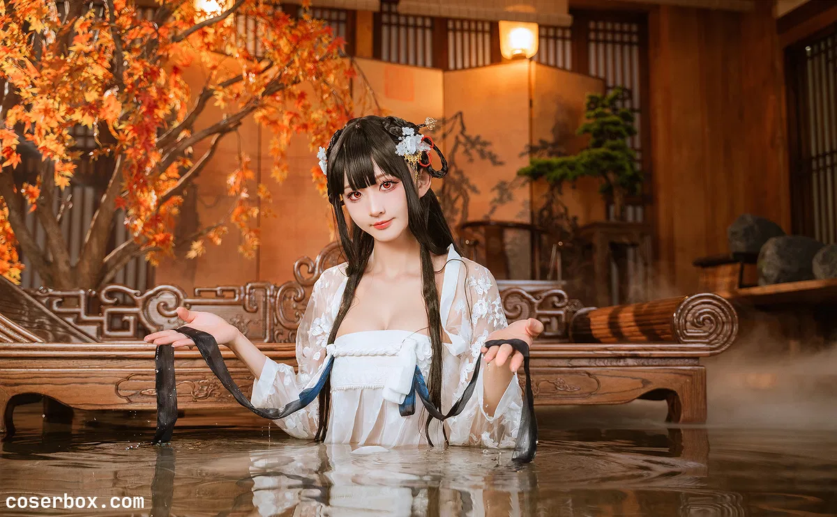 y妹不是小叶 2023.10.25碧蓝航线 逸仙 膏发凝脂 - 1