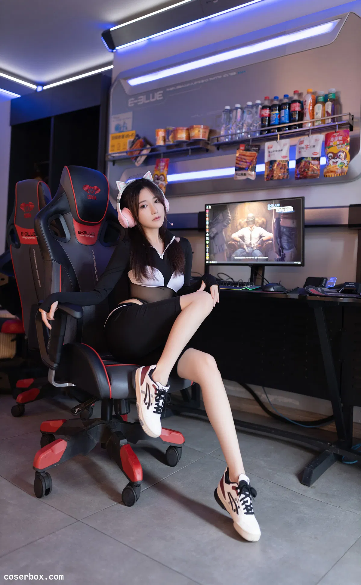 鱼子酱fish 2023.10.27 电竞女孩 无水印 - 1