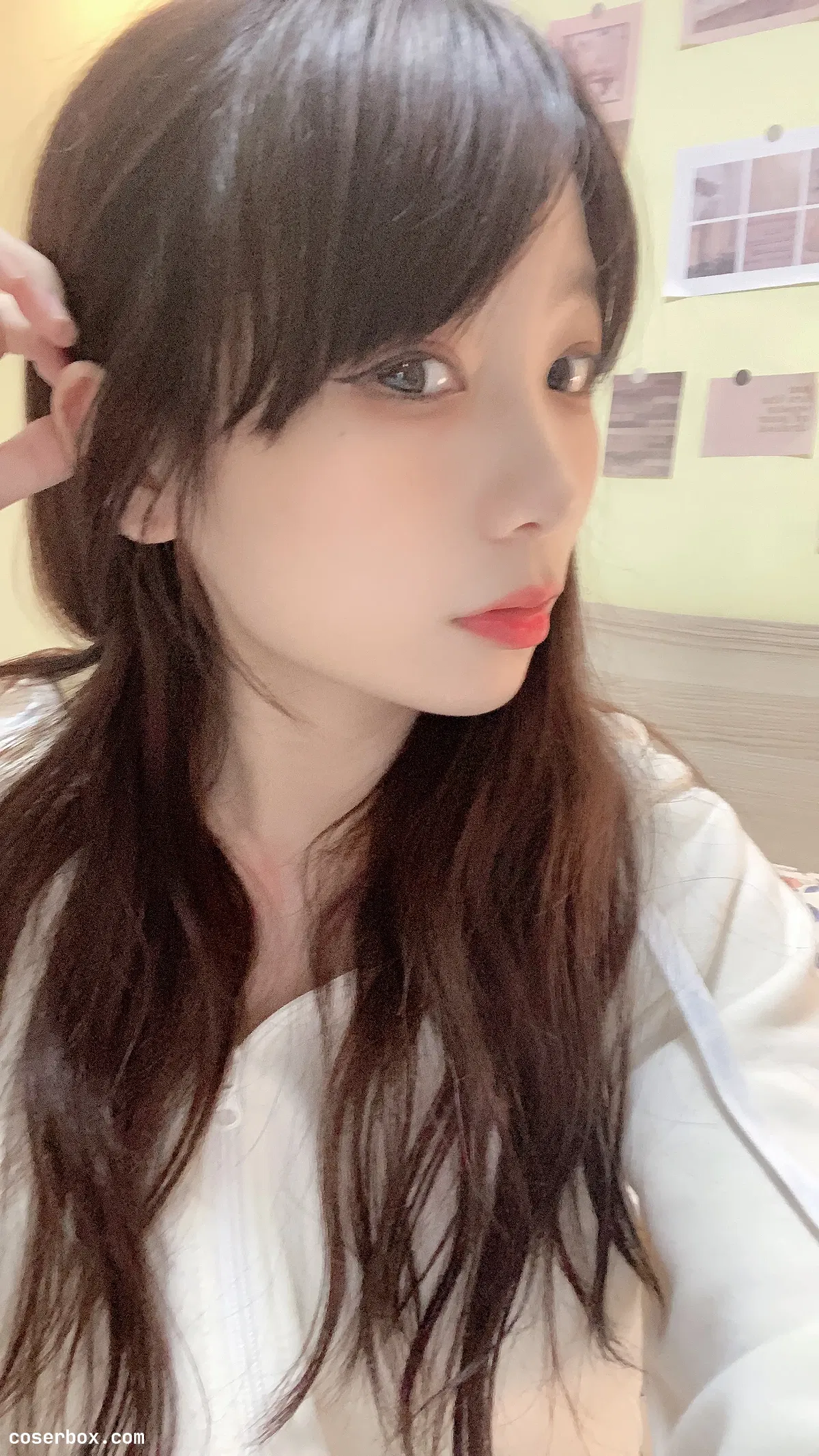 usejan(蓝蓝) 2023.11.05 白色连帽衫 - 1