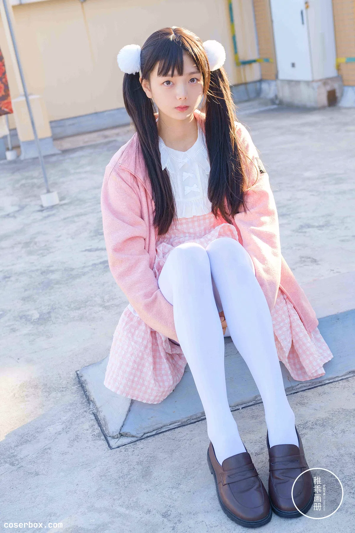 稚乖画册 2023.11.05 夜夜 天台粉裙 - 1