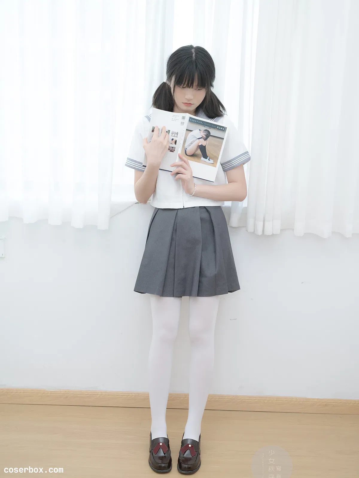 少女秩序 内部定制 2023.12.11 双马尾 JK校服 - 1