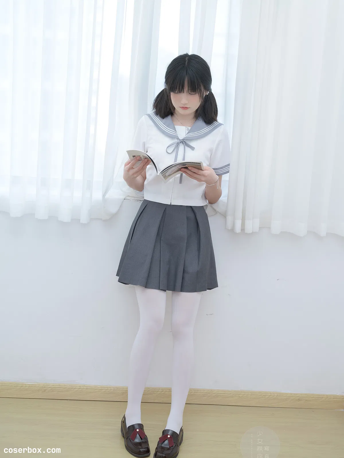 少女秩序 内部定制 2023.12.11 双马尾 JK校服 - 2