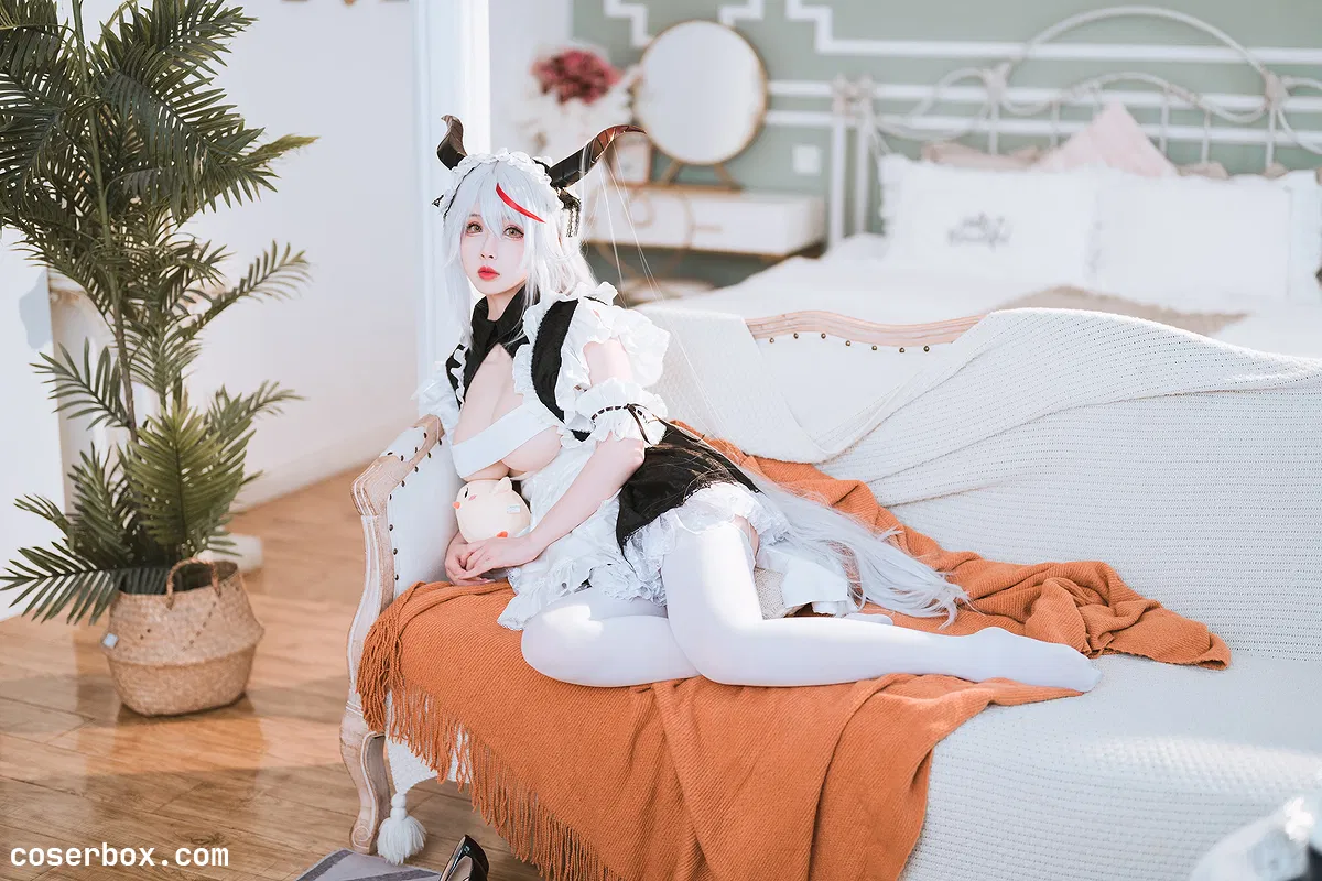 Rioko凉凉子(肉扣热热子) 2023.12.13 妄想航线 – 港区的龙女仆 - 2