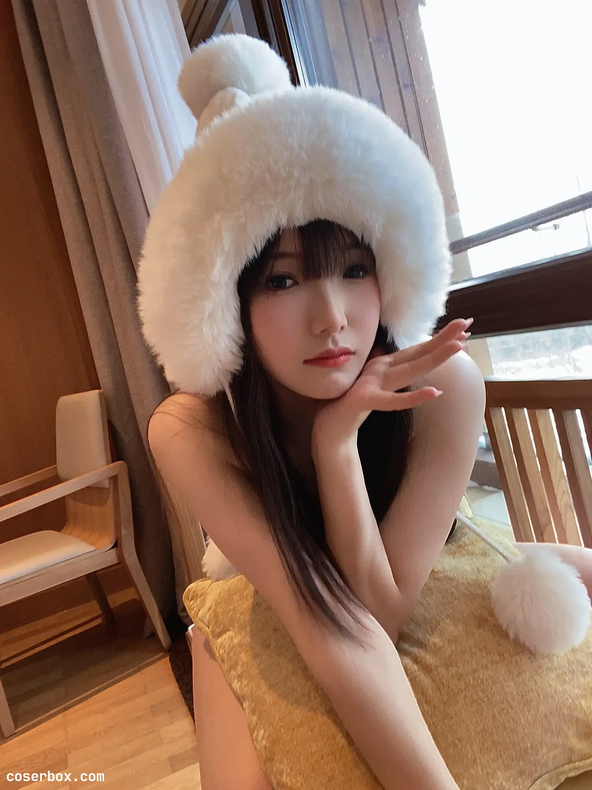 立花花 2023.12.30 舰长图 长白山泳装 - 1