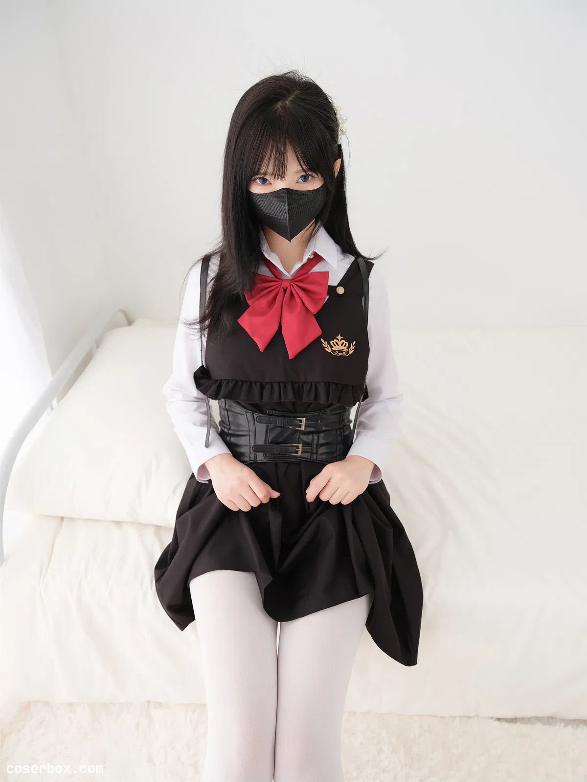 紧急企划 2024.01.06 见希w – 白丝学生服 - 2