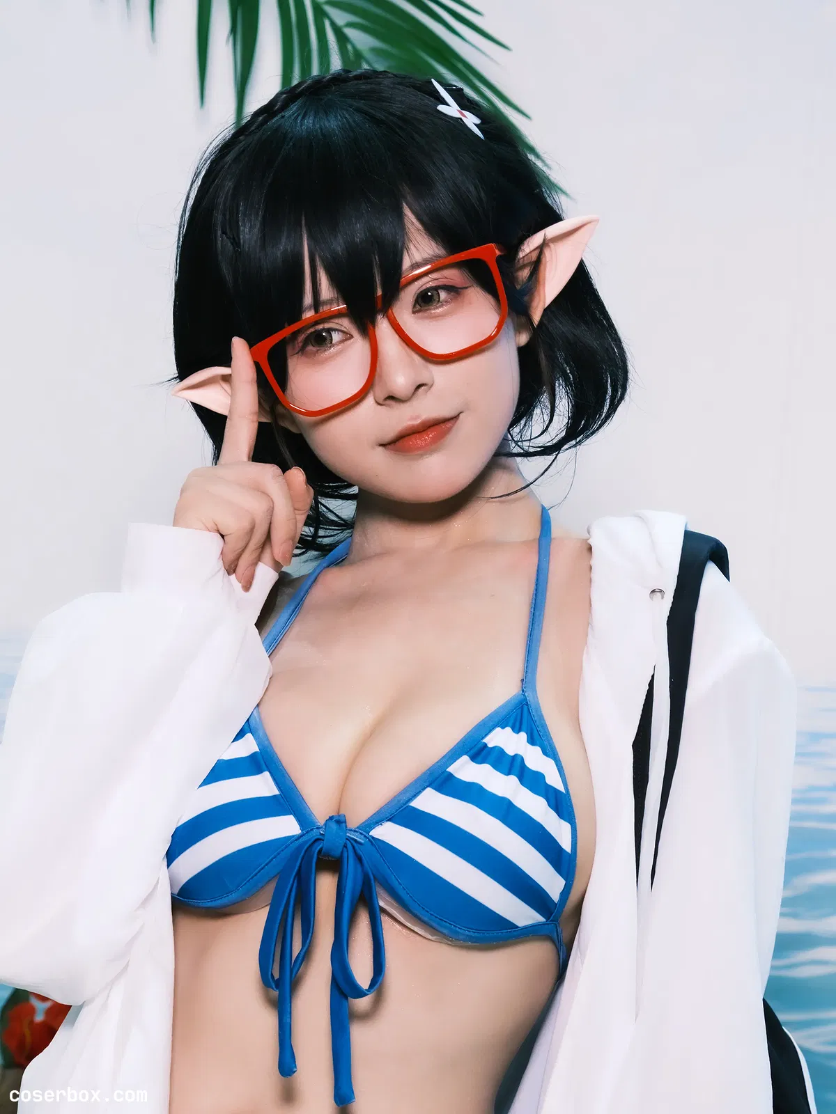 肃雨雨雨 2024.01.30 碧蓝档案 绫音水着 - 1