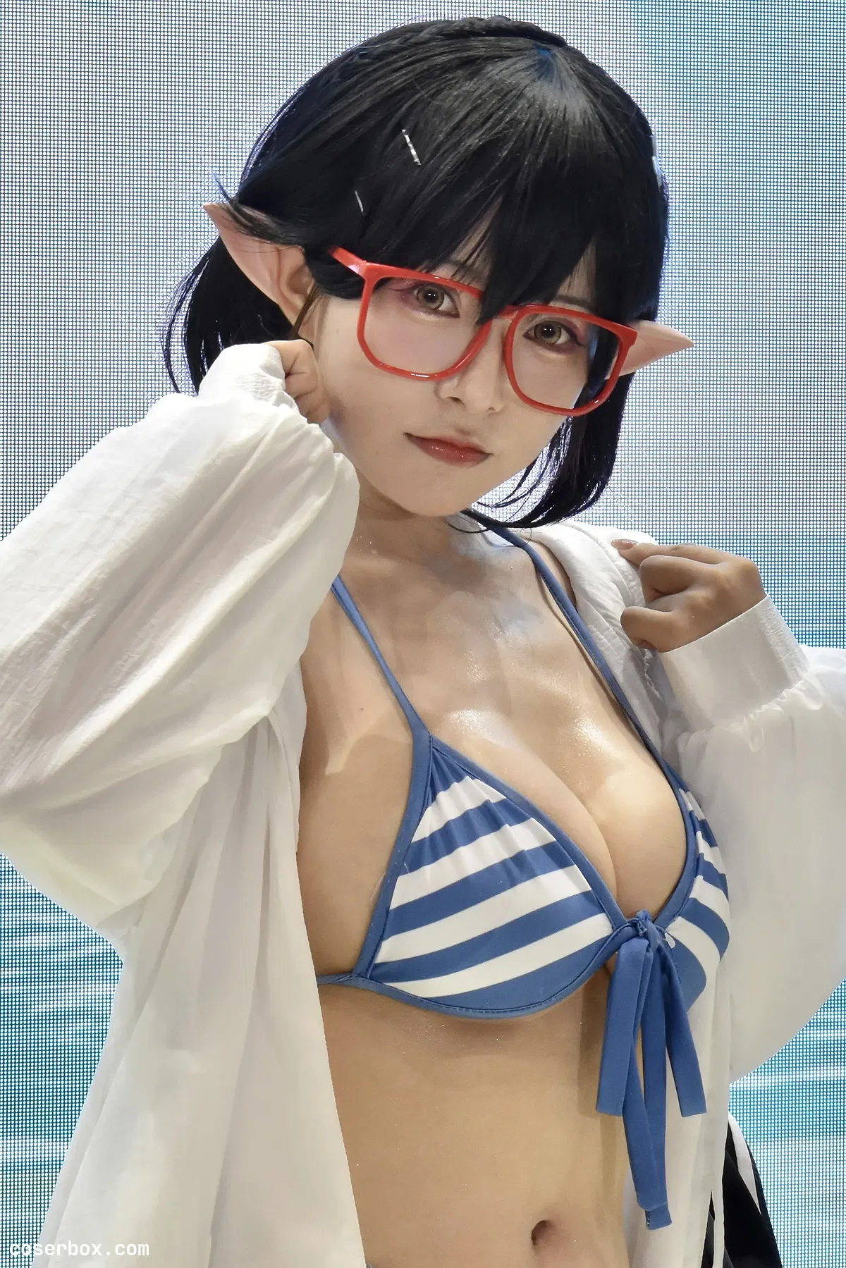 肃雨雨雨 2024.01.30 碧蓝档案 绫音水着 - 2