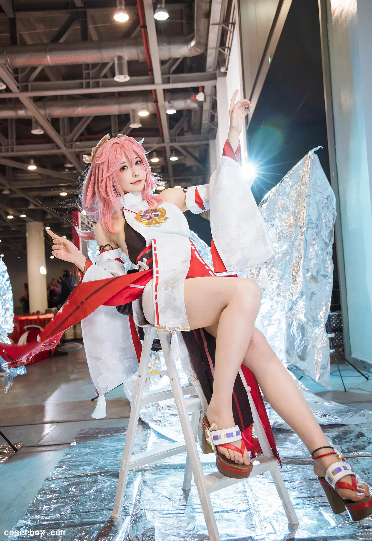 糖果果candy 2024.01.30 杭州AD01漫展场照 八重神子 - 1