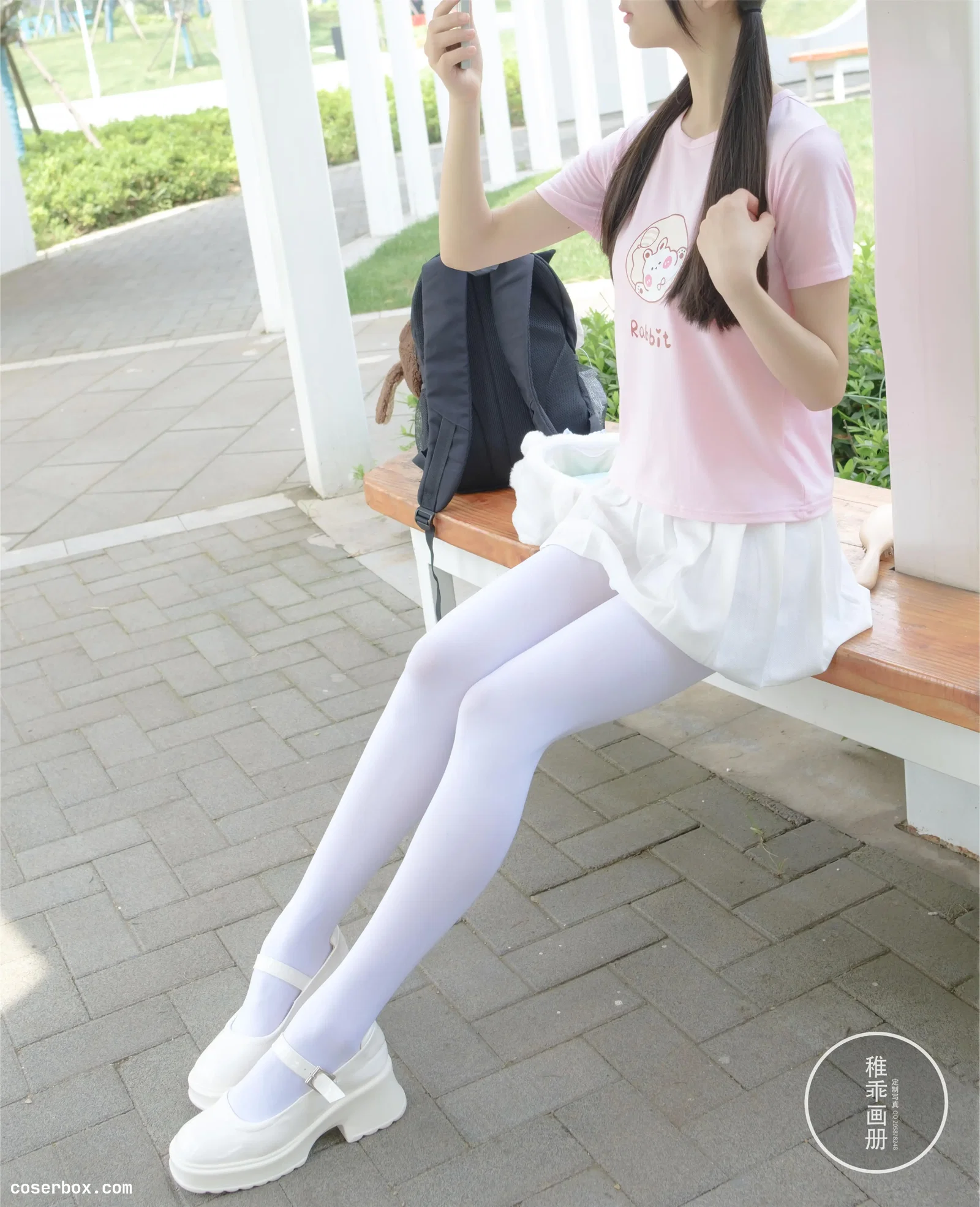 稚乖画册 2024.02.02 晴空08 夜夜 户外80d白丝