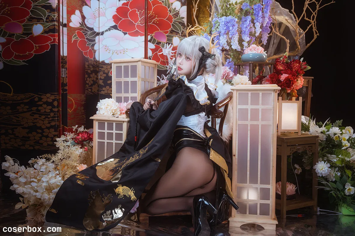 萌芽儿 2024.03.04 白兔和服 - 2