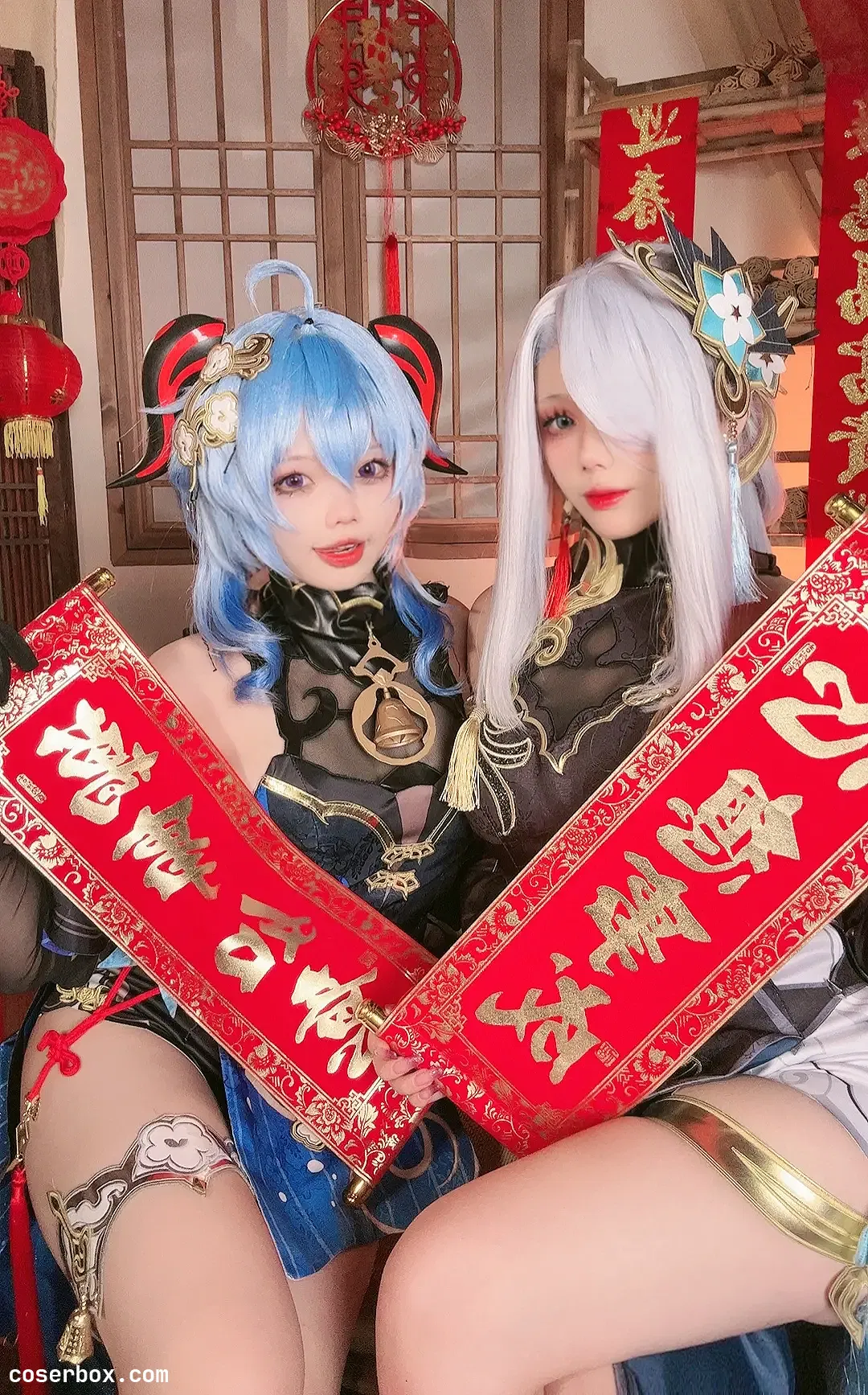 九言 2024.03.11 小瑶幺幺 – 原神新春 甘雨申鹤海灯节双人 - 2