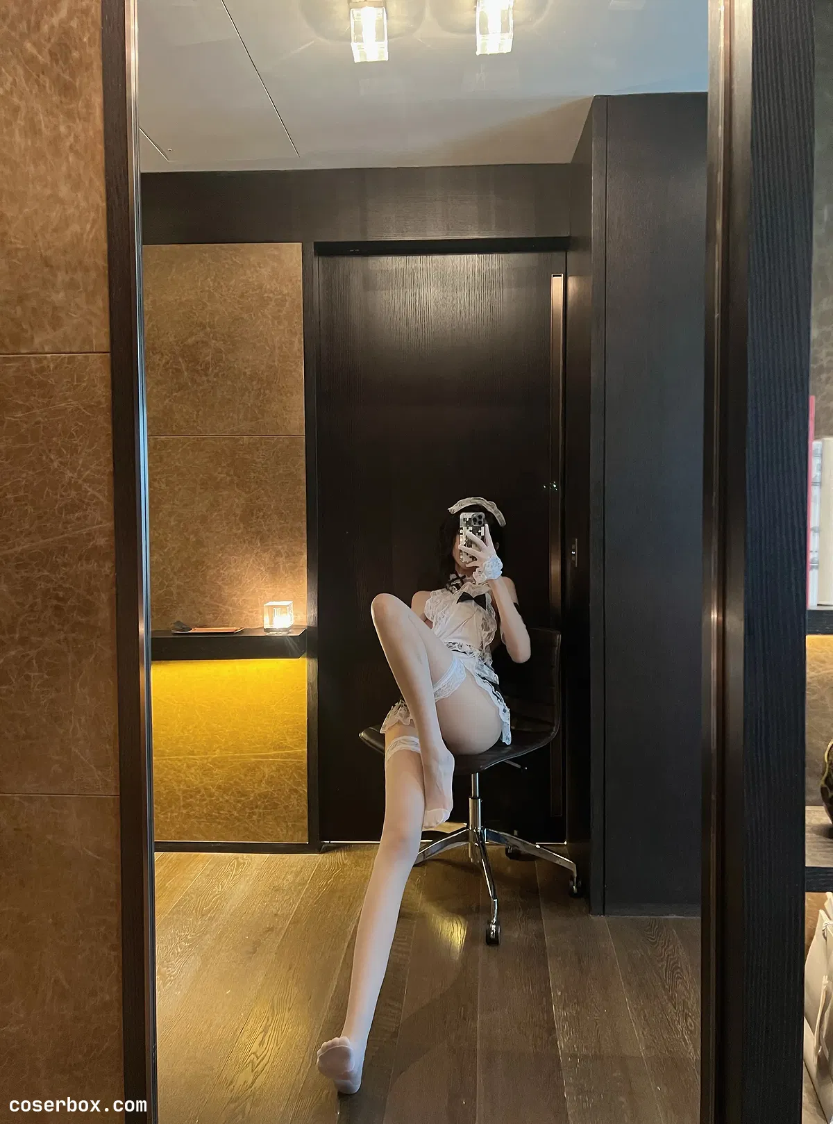 葛征 2024.03.18 微密圈 白丝女仆超性感套装 - 2