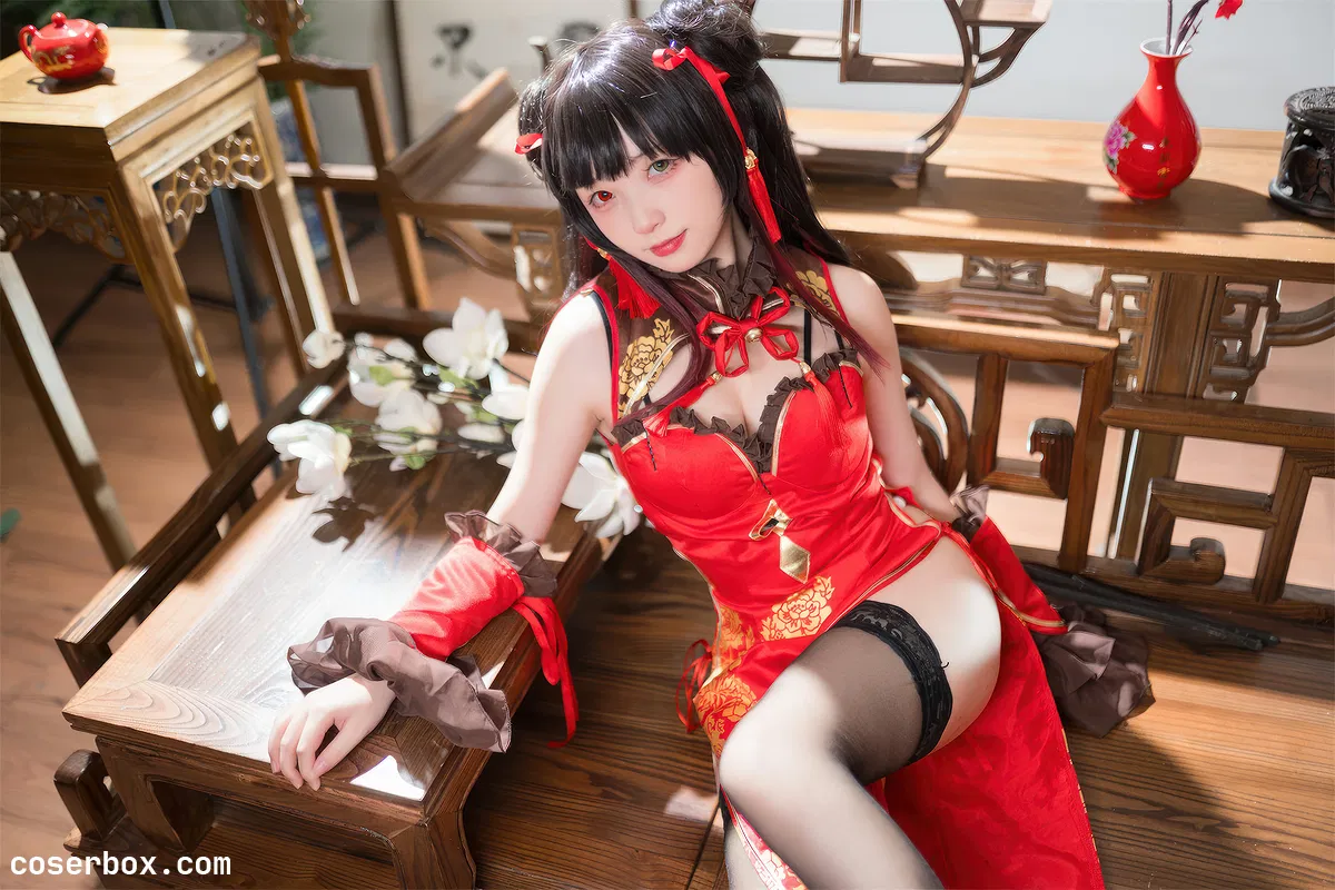 花铃 2024.03.19 时崎狂三 – 旗袍 - 2