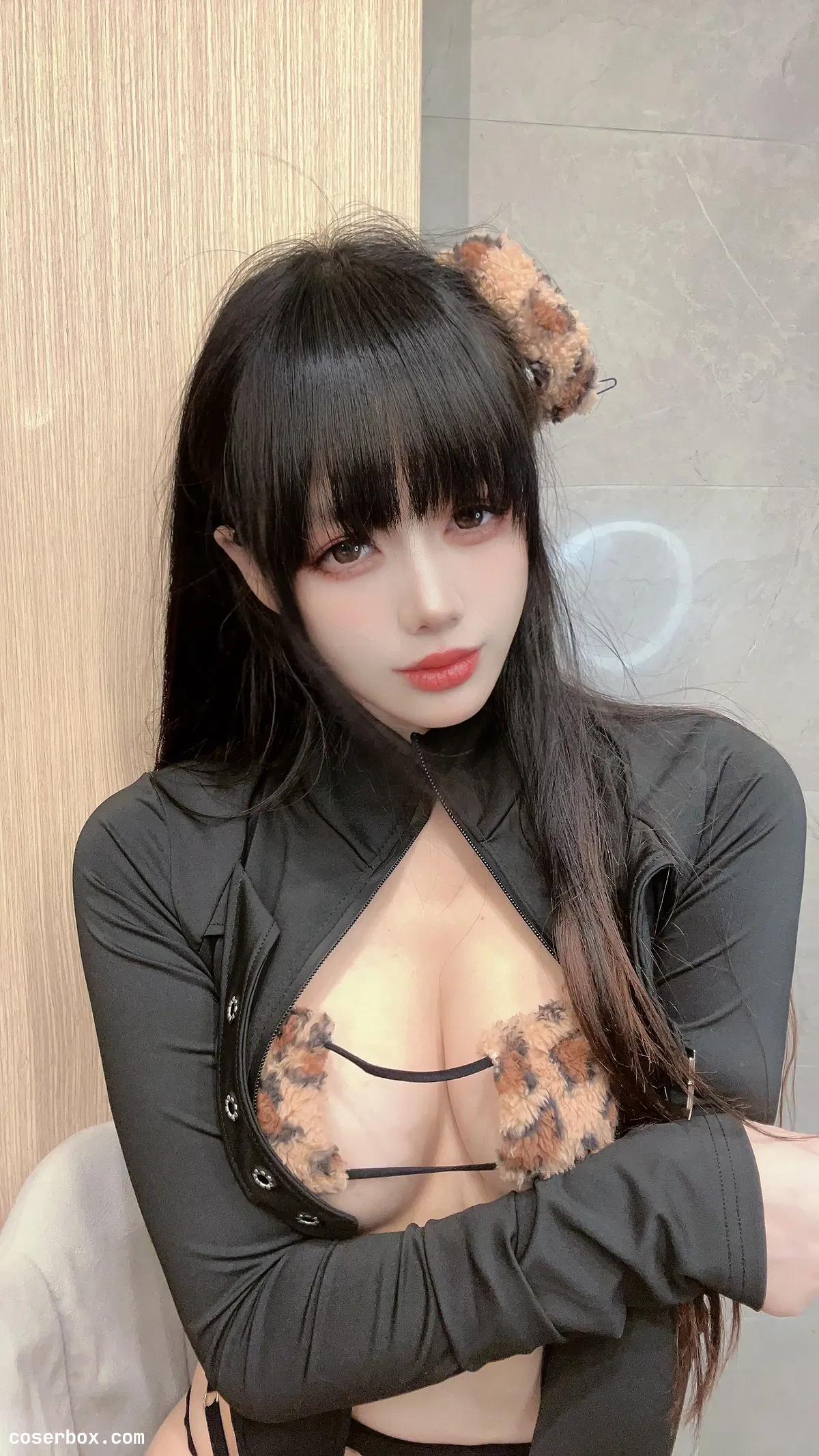 九言 2024.04.01 豹纹内衣 - 2