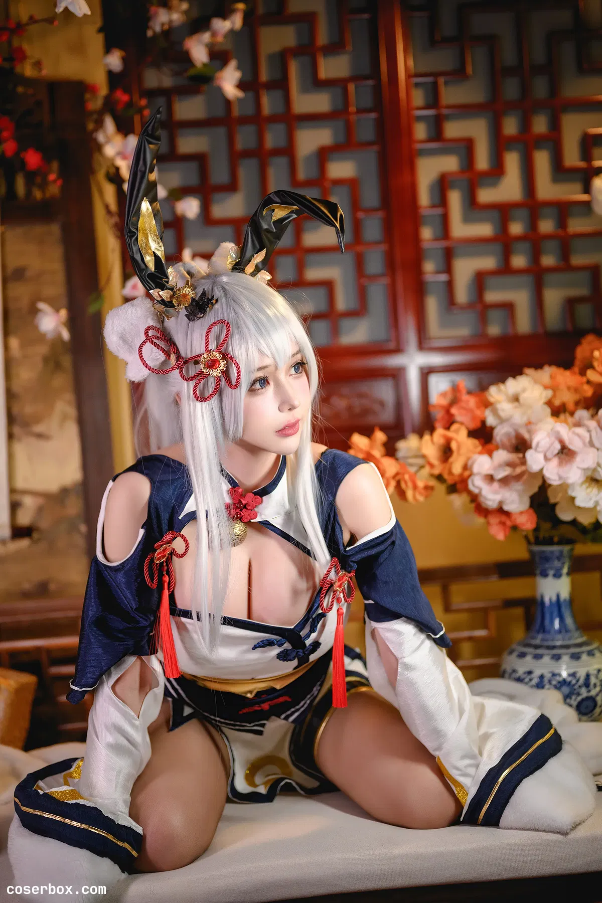 凛子酱 2024.04.15 旗袍兔兔 - 1