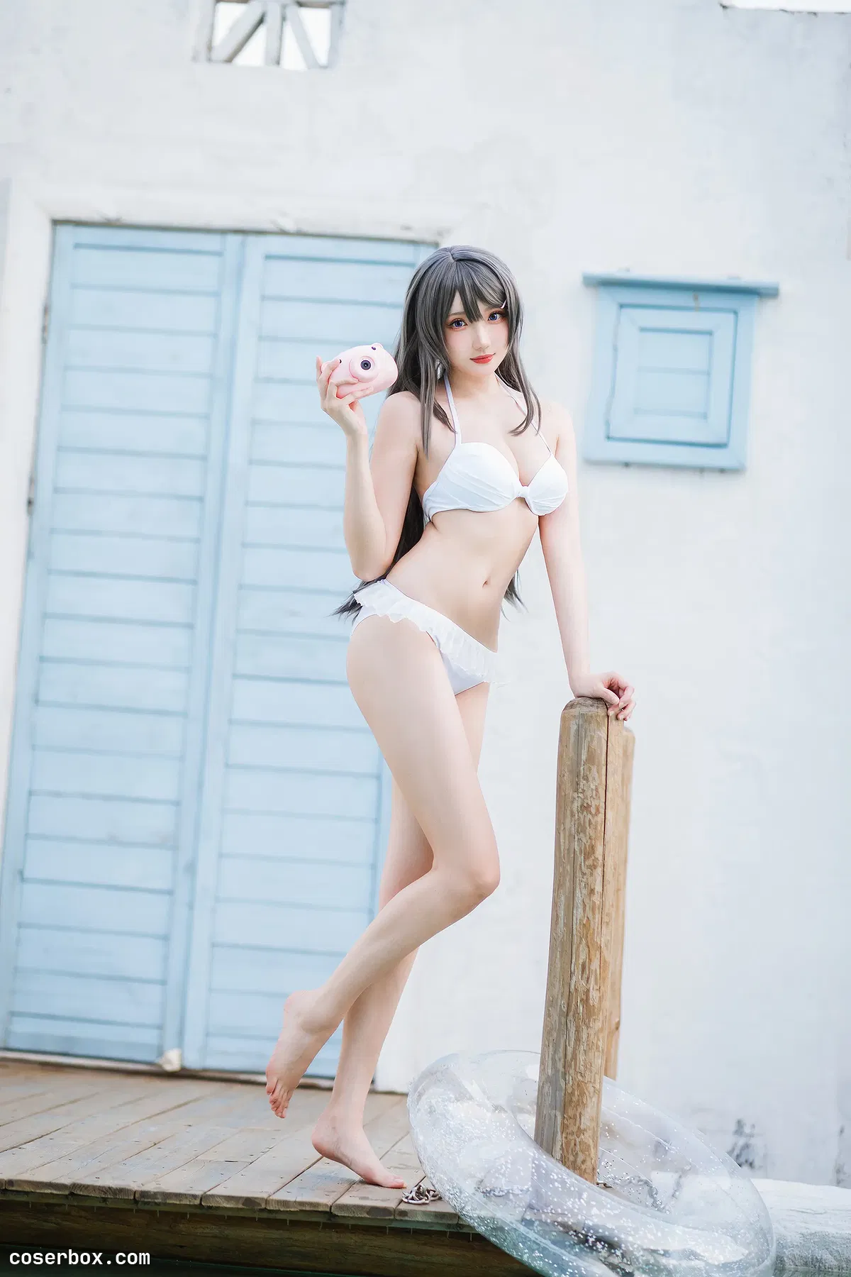 瓜希酱 2024.04.18 樱岛麻衣 – 泳装 - 1