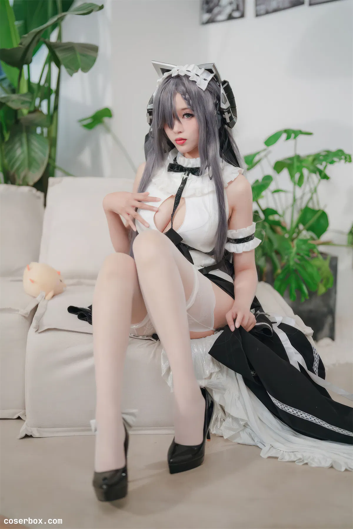 轩萧学姐 2024.04.19 碧蓝航线 奥古斯特女仆 - 1