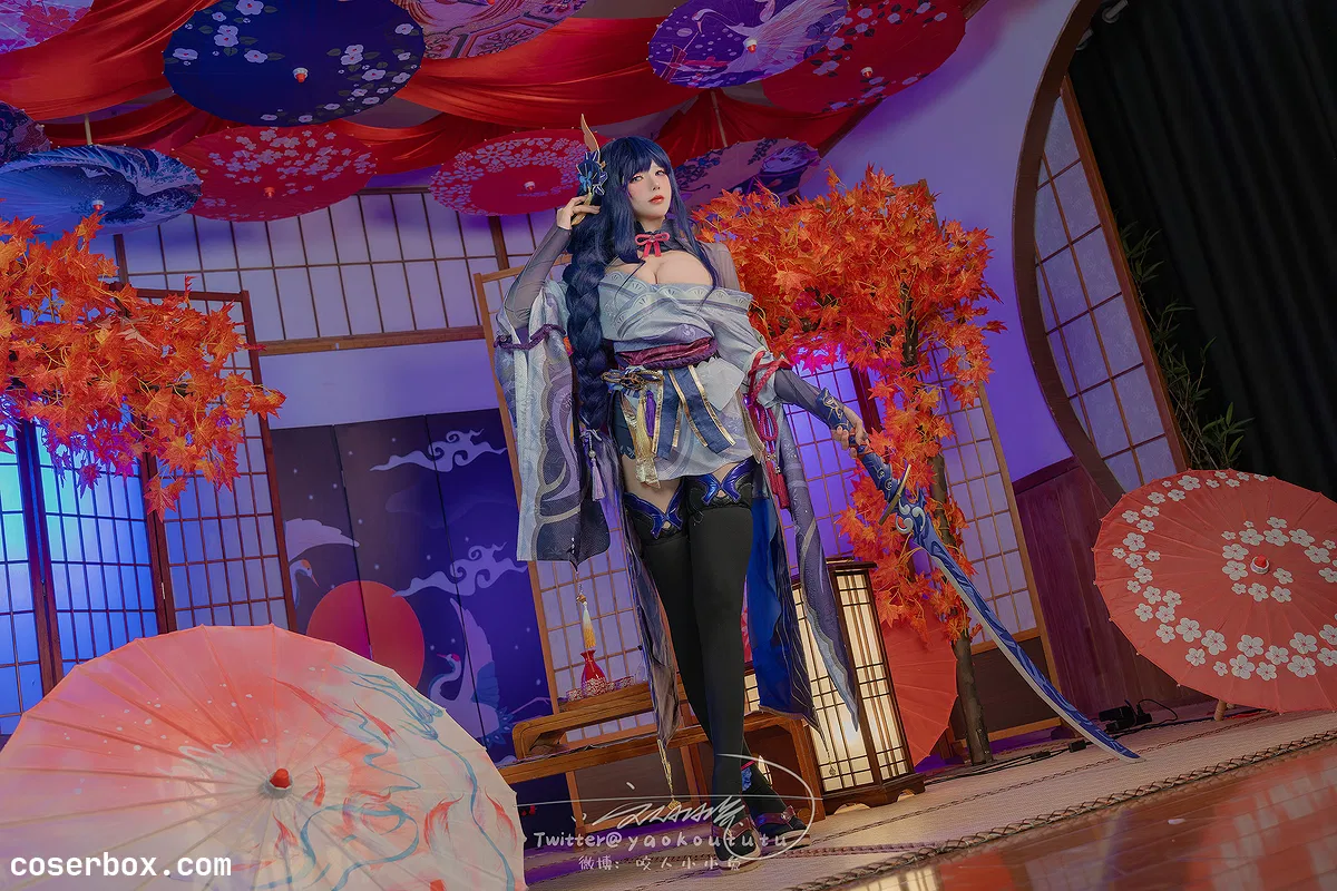 黏黏团子兔 2024.04.19 3月作品『原神-雷电将军』 - 1