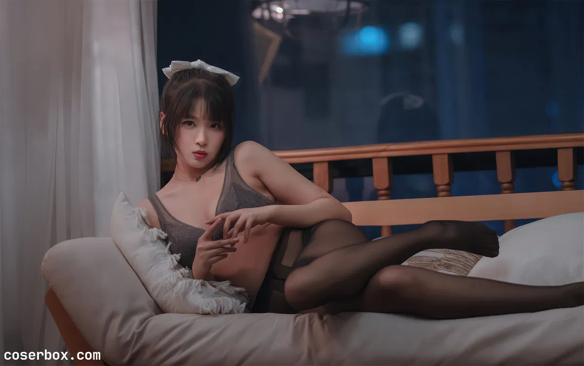 轩萧学姐 2024.04.23 灰色蕾丝 - 2