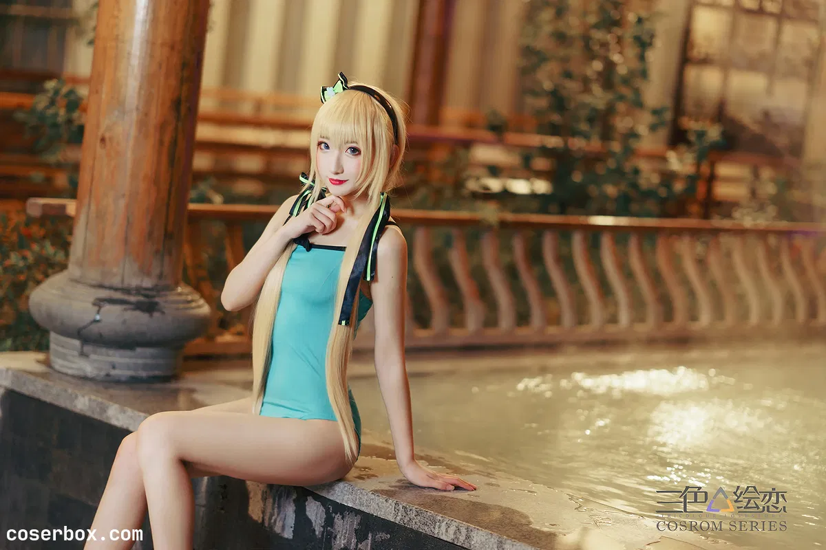 糖果果candy 2024.05.07 &Kitaro_绮太郎&妖糖-尤幽 三色△绘恋 冬季温泉cosplay特辑 合照-Multi - 1