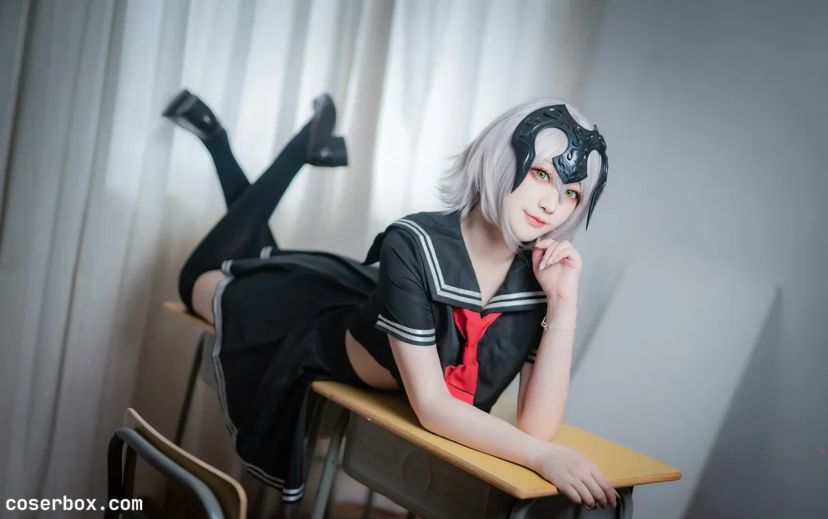 Halo_酱 2024.05.08 黑贞校服 - 1